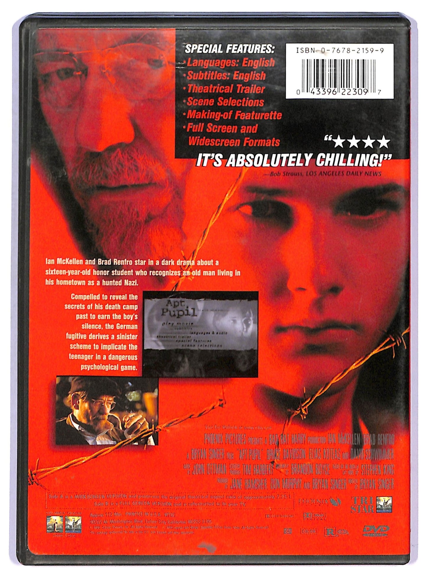 EBOND Apt Pupil UK EDITION DVD D749756