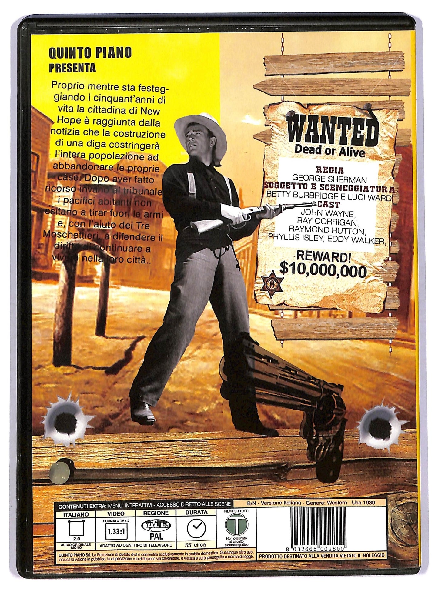 EBOND John Wayne - Il confine della paura  DVD D749804