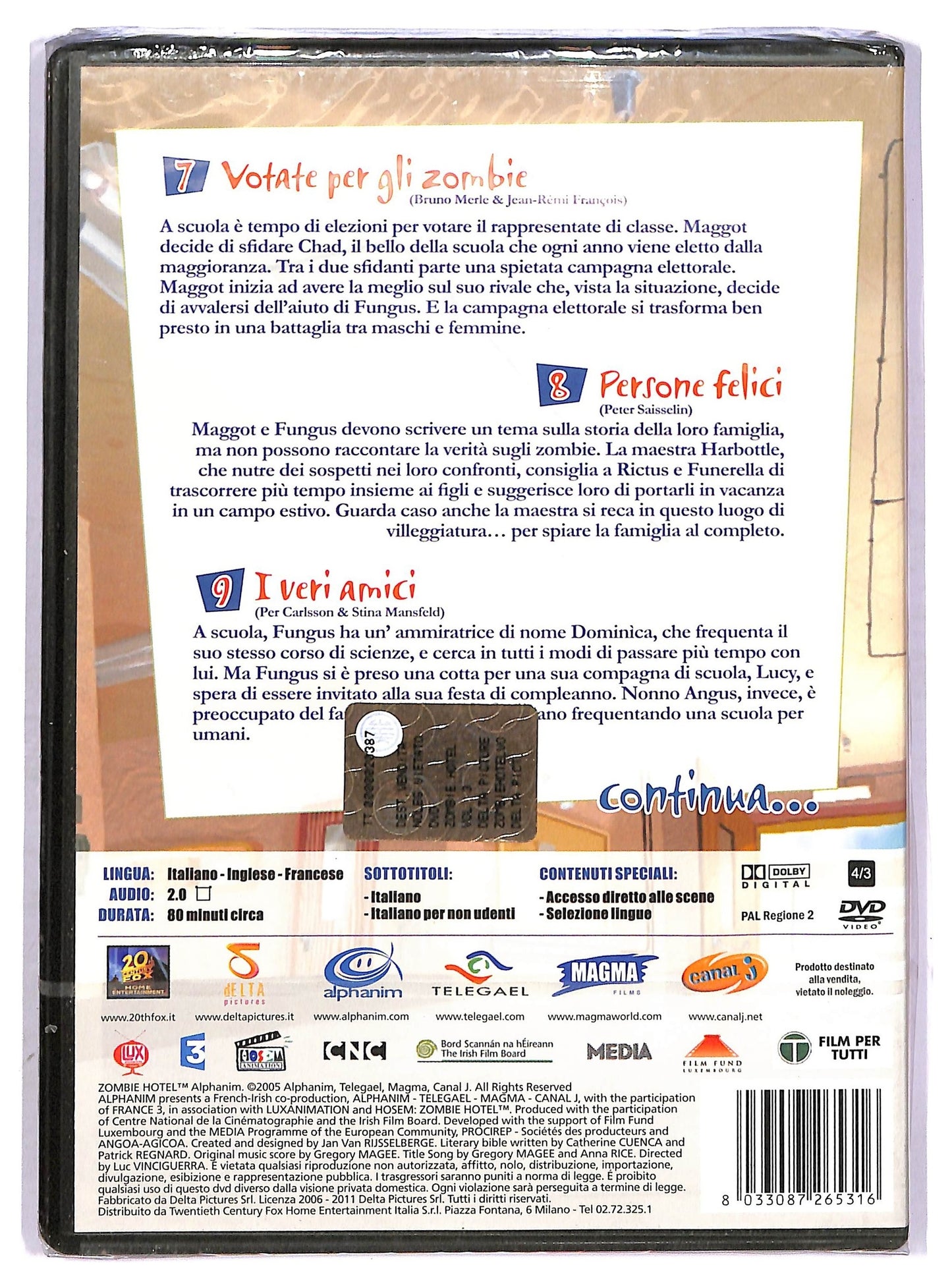 EBOND Zombie Hotel Vol 3 Persone Felici DVD D749825