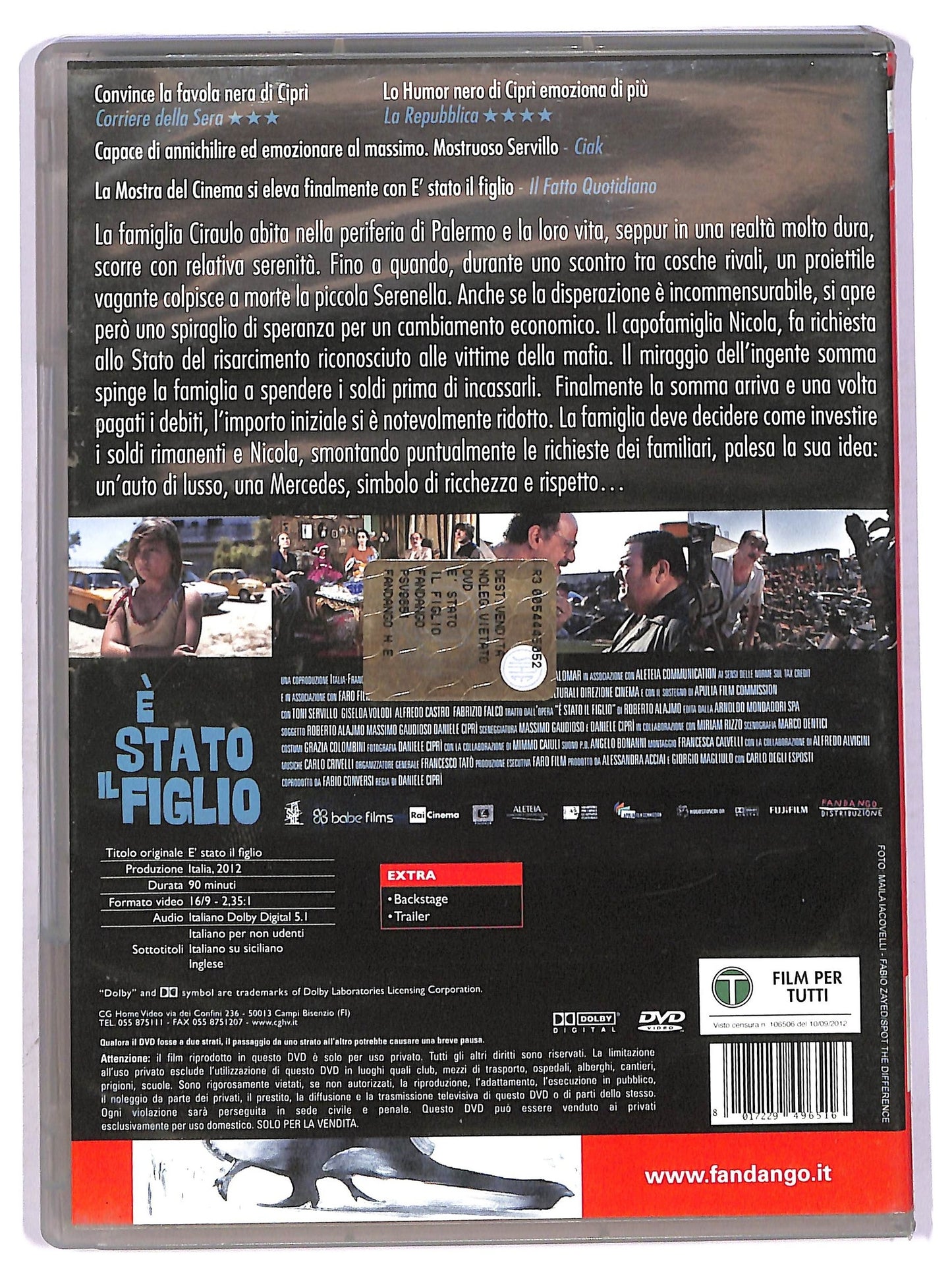 EBOND E' Stato Il Figlio DVD D749905