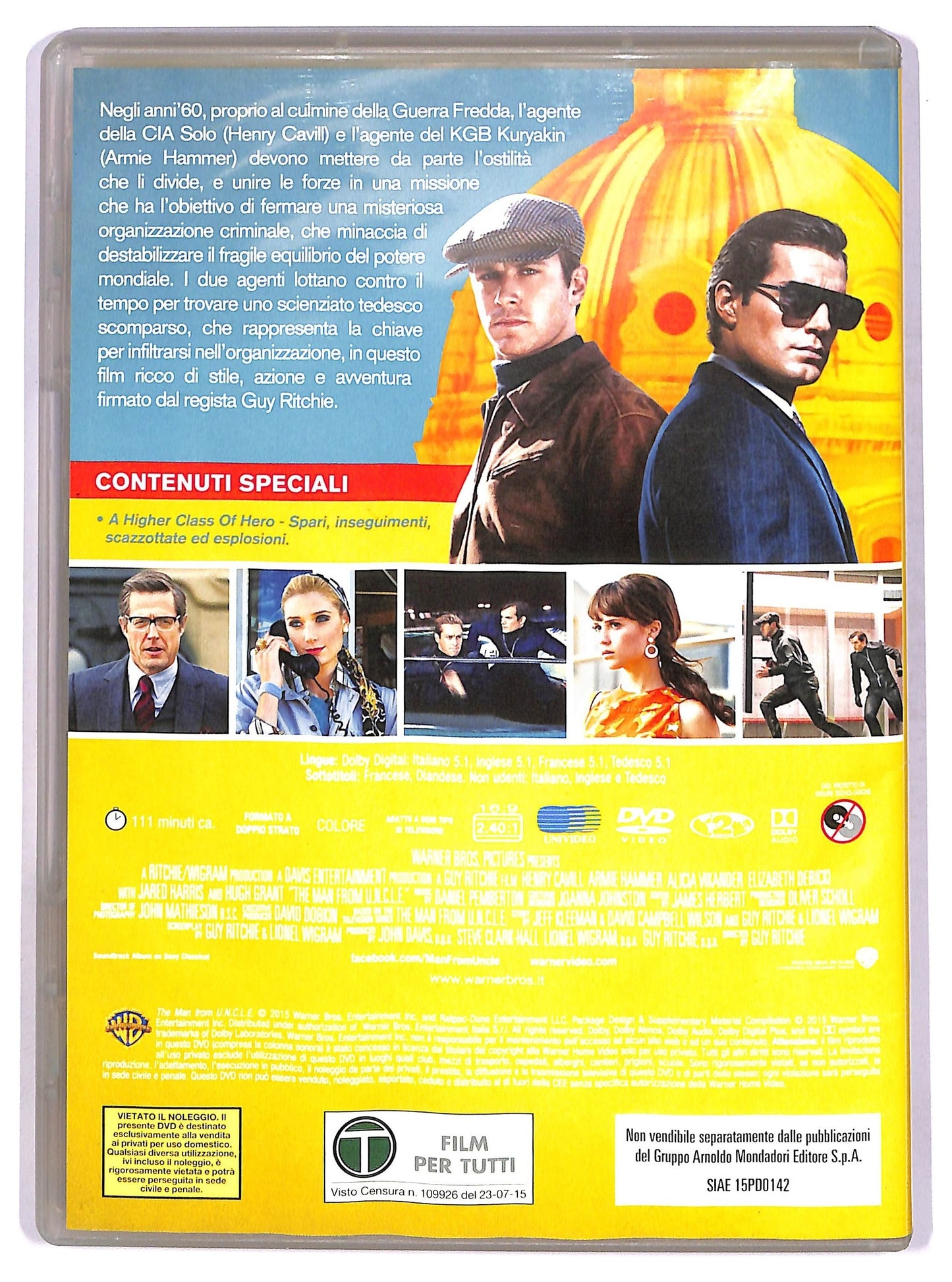 EBOND Operazione U.N.C.L.E. EDITORIALE DVD D749910