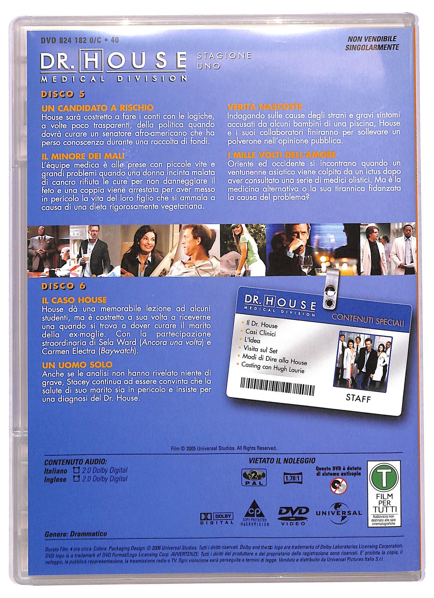 EBOND Dr. House - Medical division - Stagione 1 Dischi 5 e 6 DVD EDITORIALE D749961