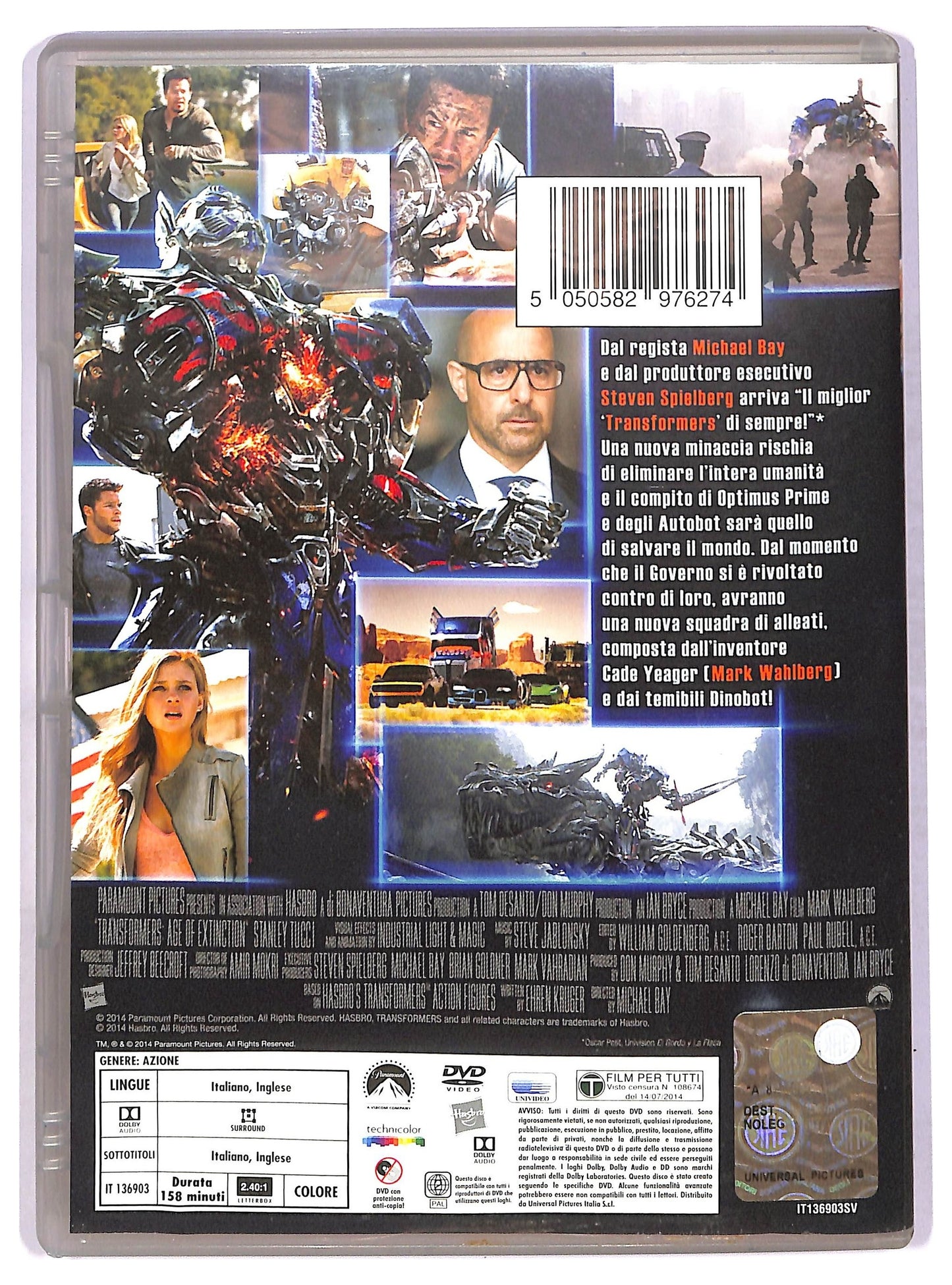 EBOND Transformers 4 L'era Dell'estinzione DVD D750007