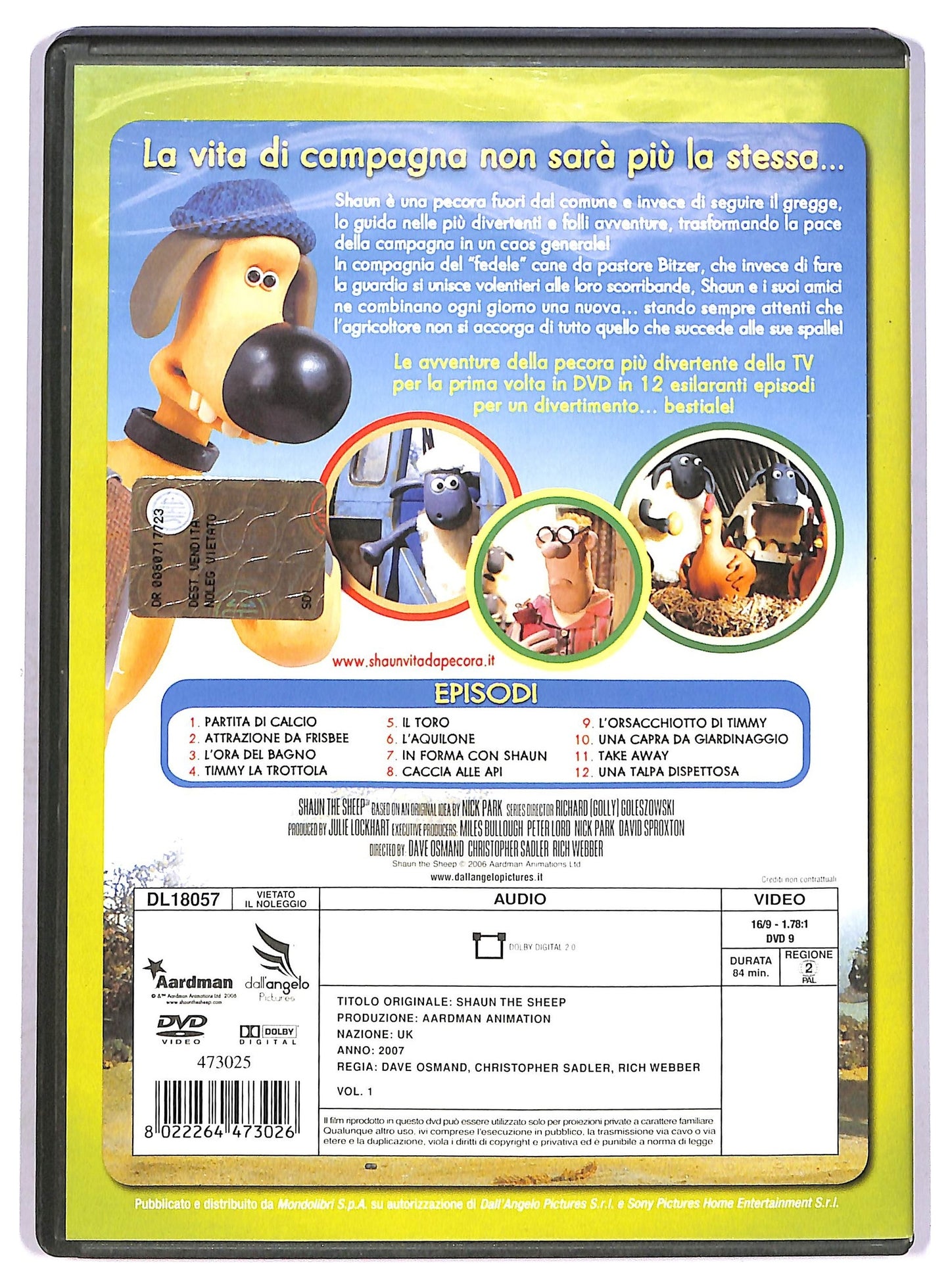 EBOND Shaun Vita Da Pecora 01 - L'Avventura Corre Sul Filo Di Lana DVD D750008