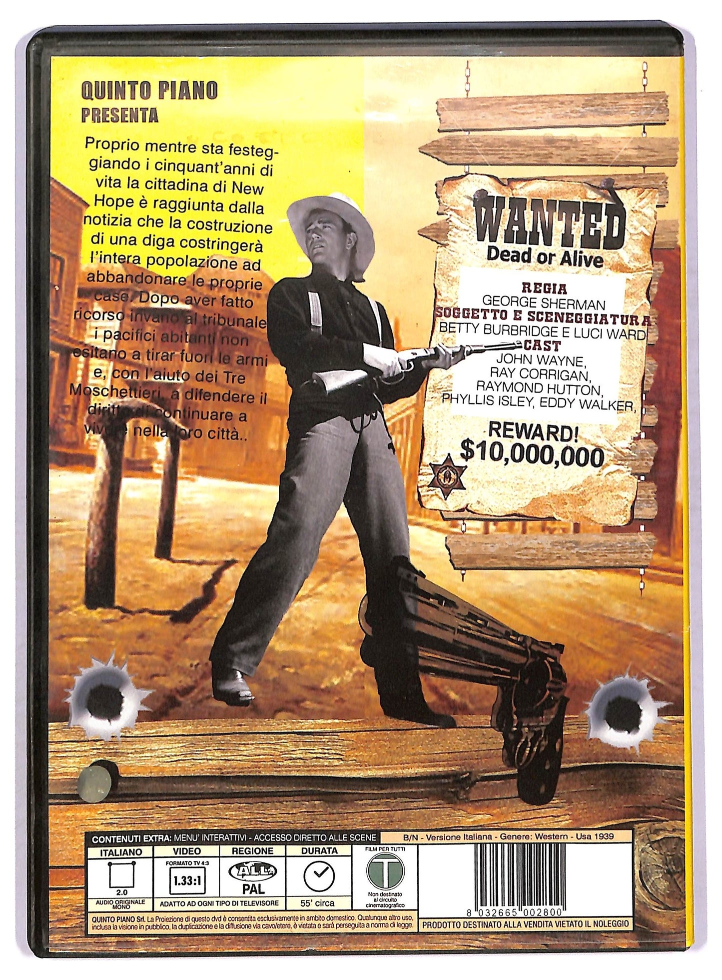 EBOND John Wayne - Il confine della paura  DVD D750013