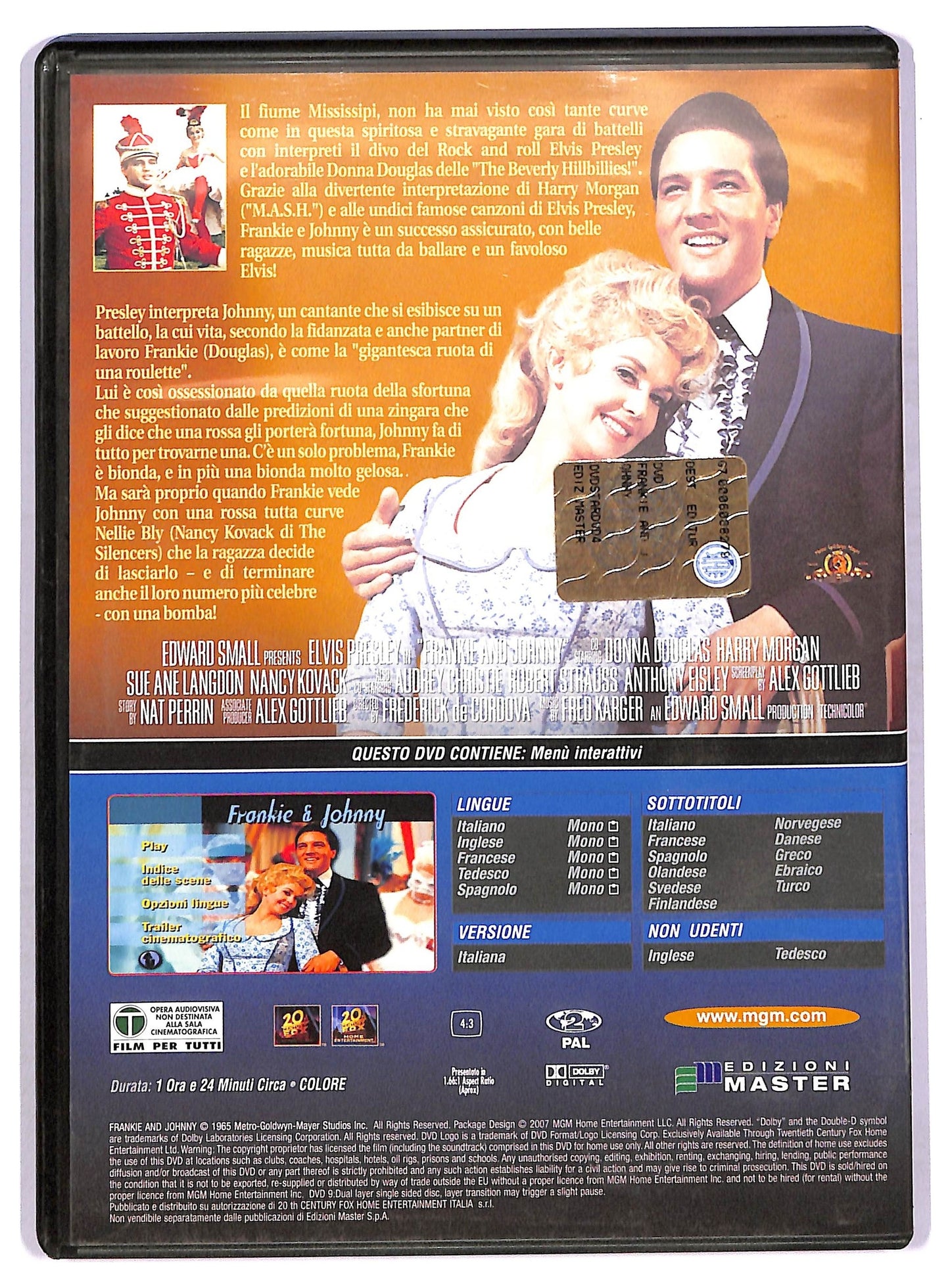 EBOND Frankie e Johnny EDITORIALE DVD D750040