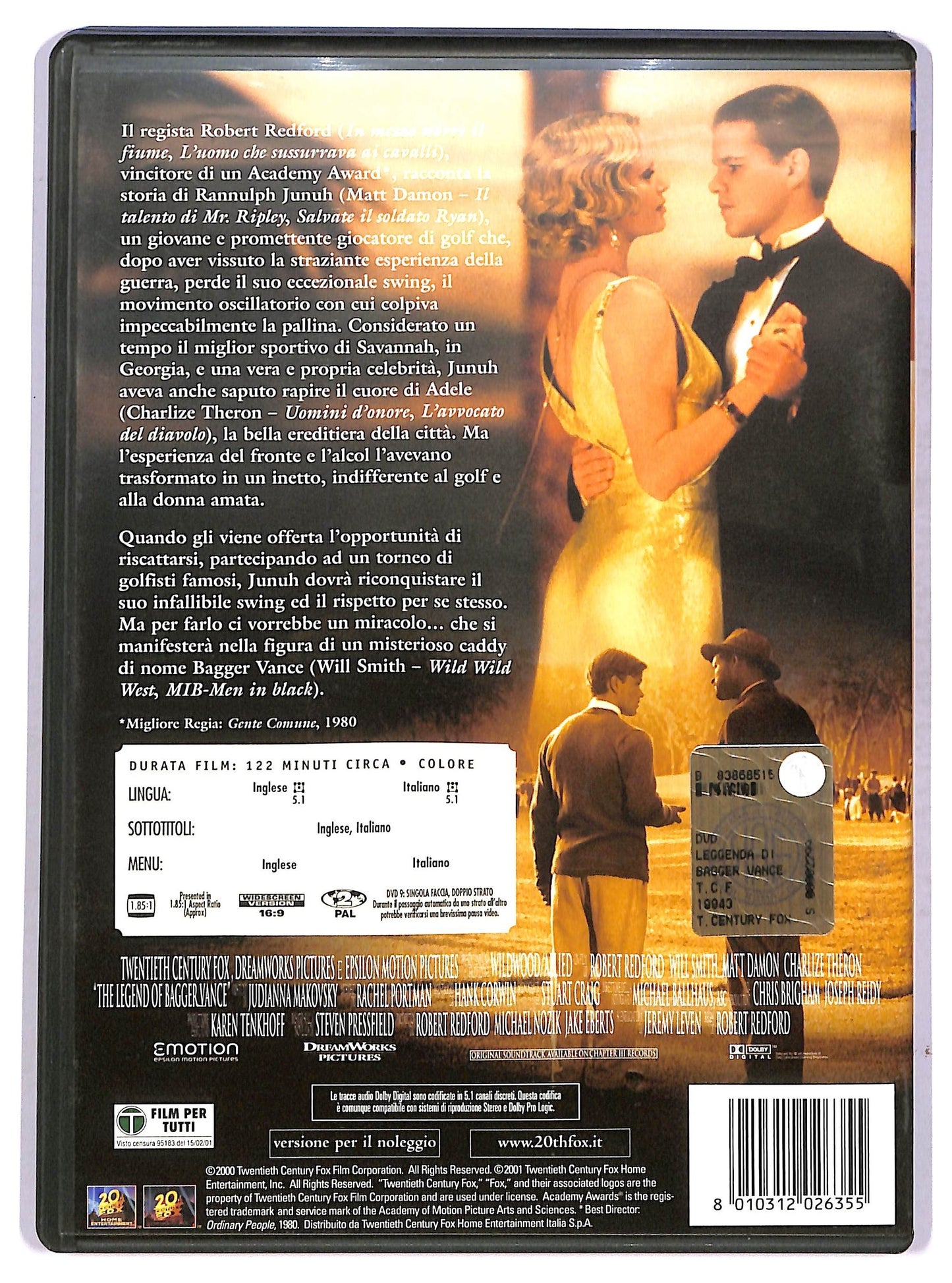 EBOND La leggenda di Bagger Vance DVD D750107