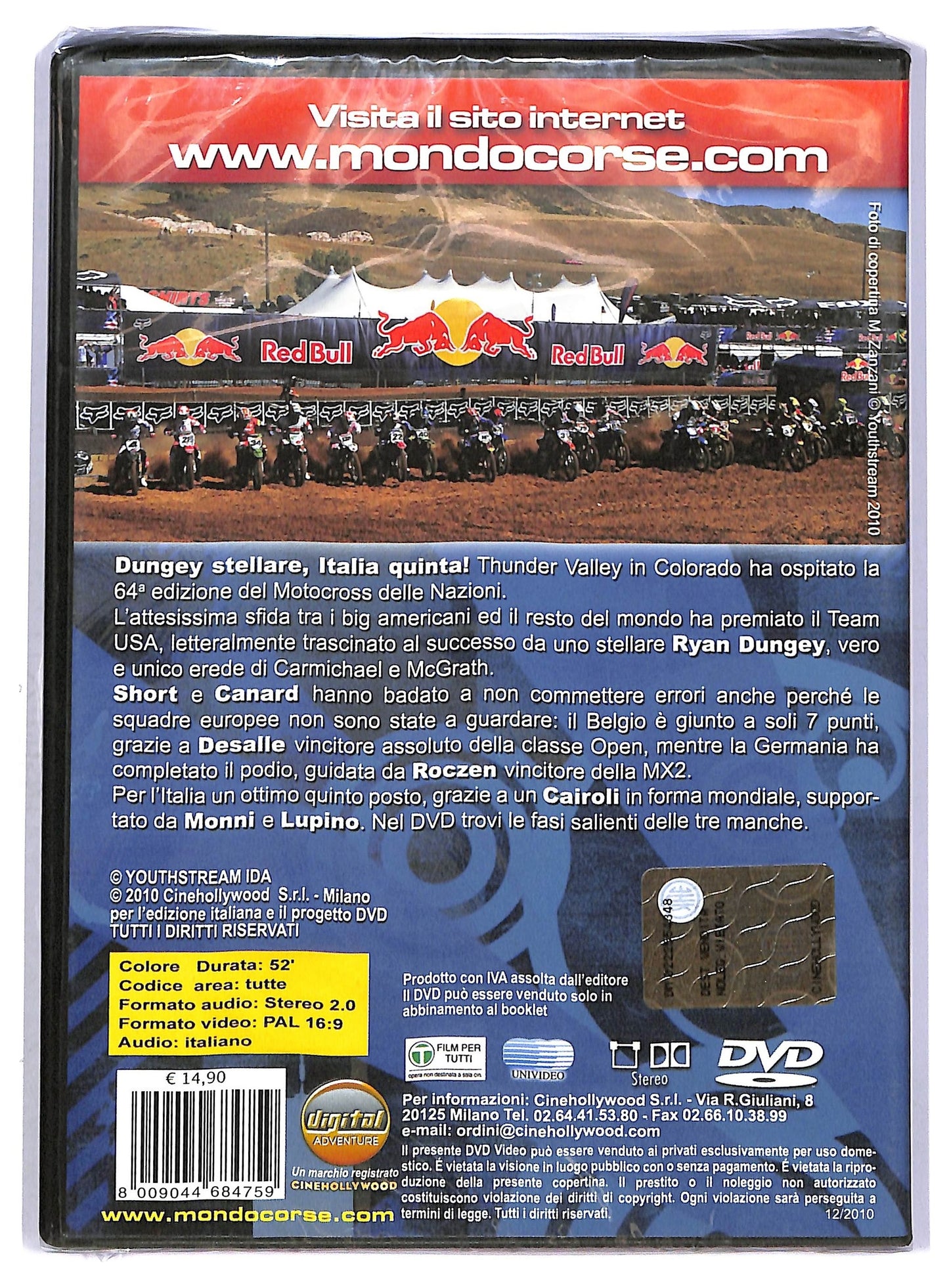 EBOND Motocross Delle Nazioni 2010 EDITORIALE DVD D750254