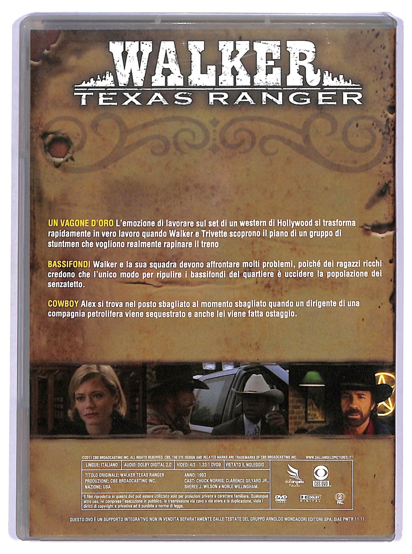 EBOND Walker Texas Ranger Seconda Stagione disco 4 EDITORIALE DVD D750325