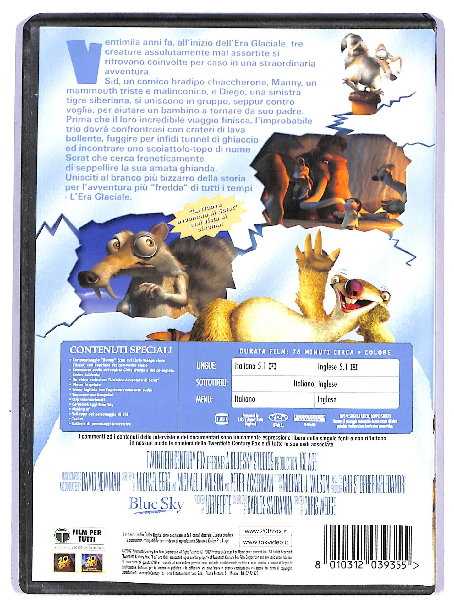 EBOND L'era glaciale DVD D750352