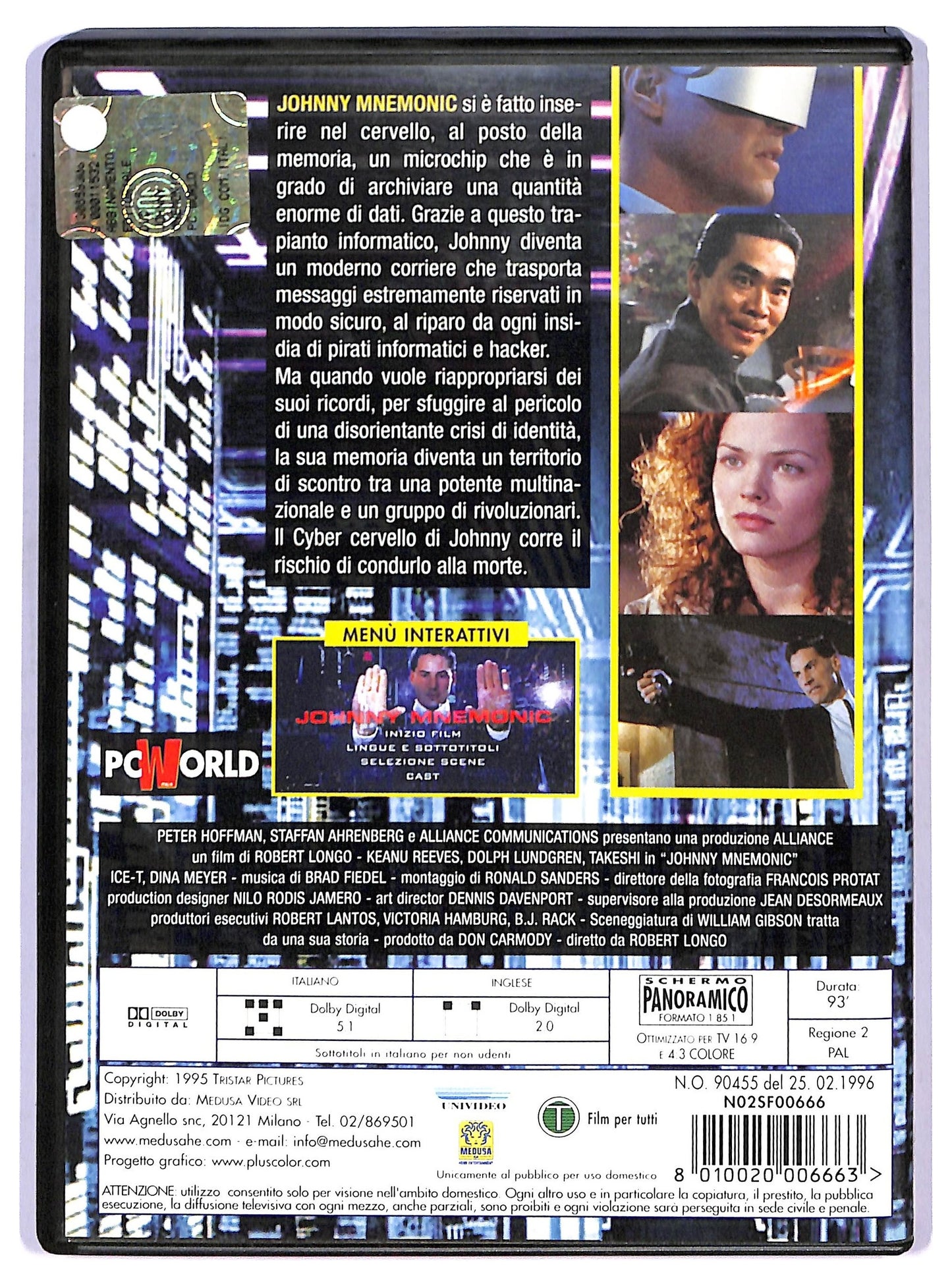 EBOND Johnny Mnemonic DVD D750418