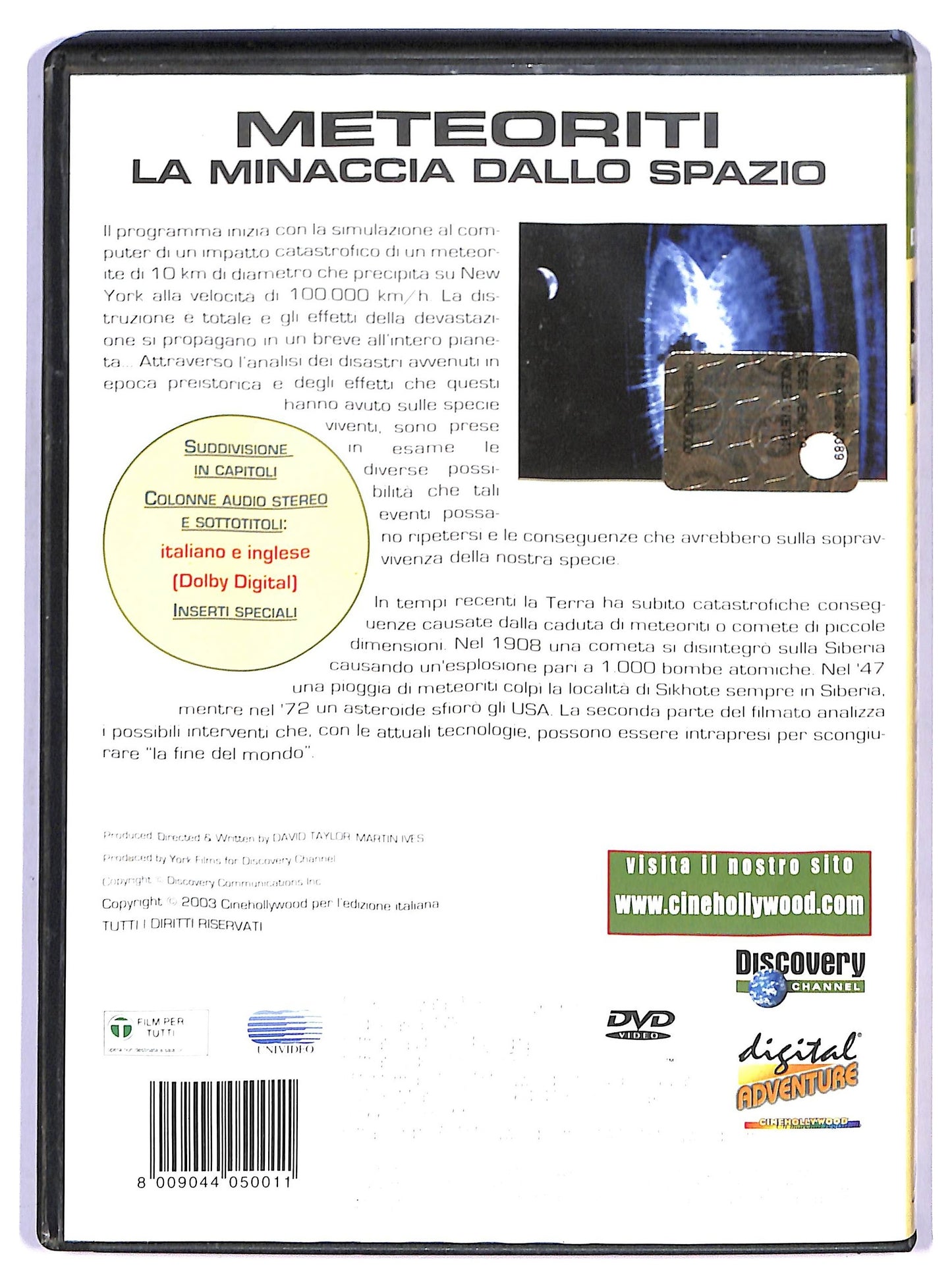 EBOND Meteoriti - La minaccia dallo spazio DVD D750520