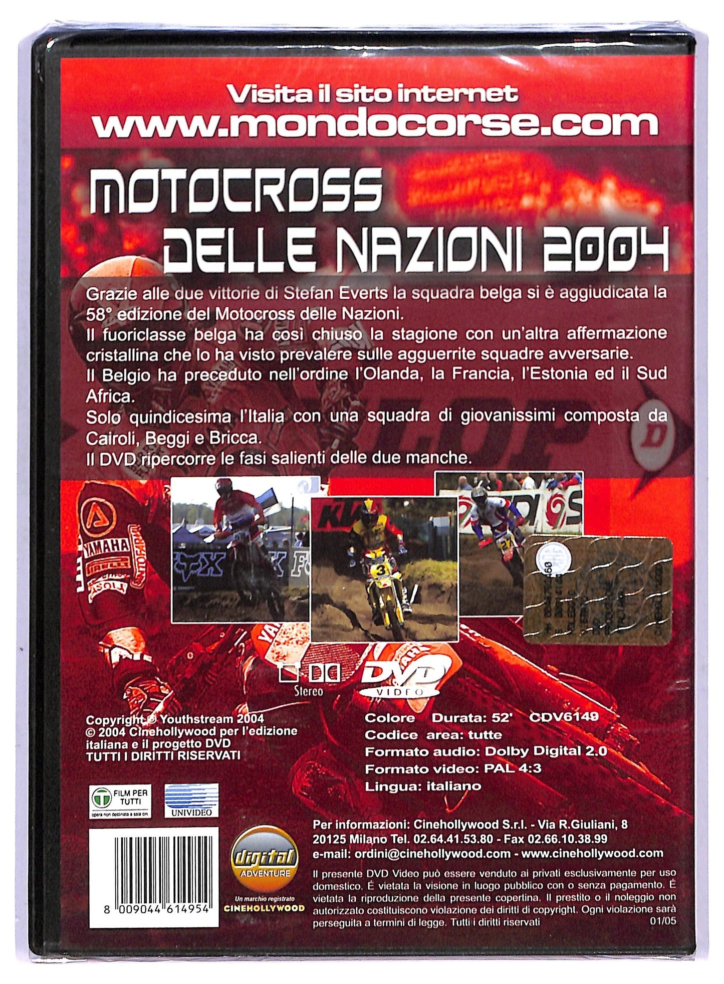 EBOND Motocross delle nazioni 2004 DVD D750532