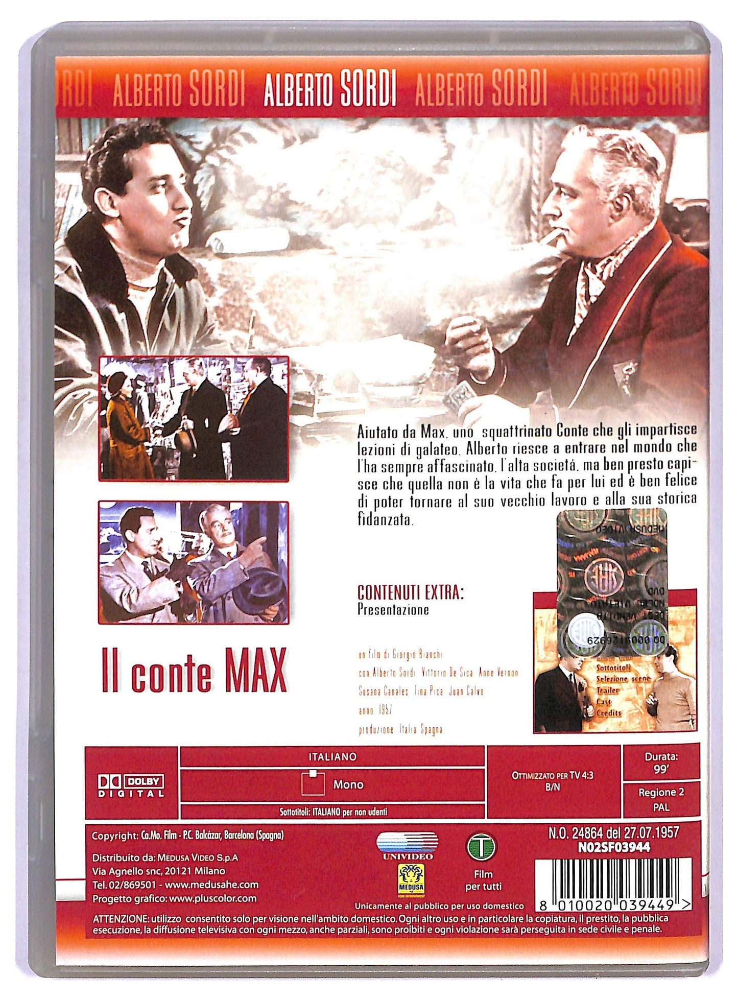 EBOND Il Conte Max DVD D750539