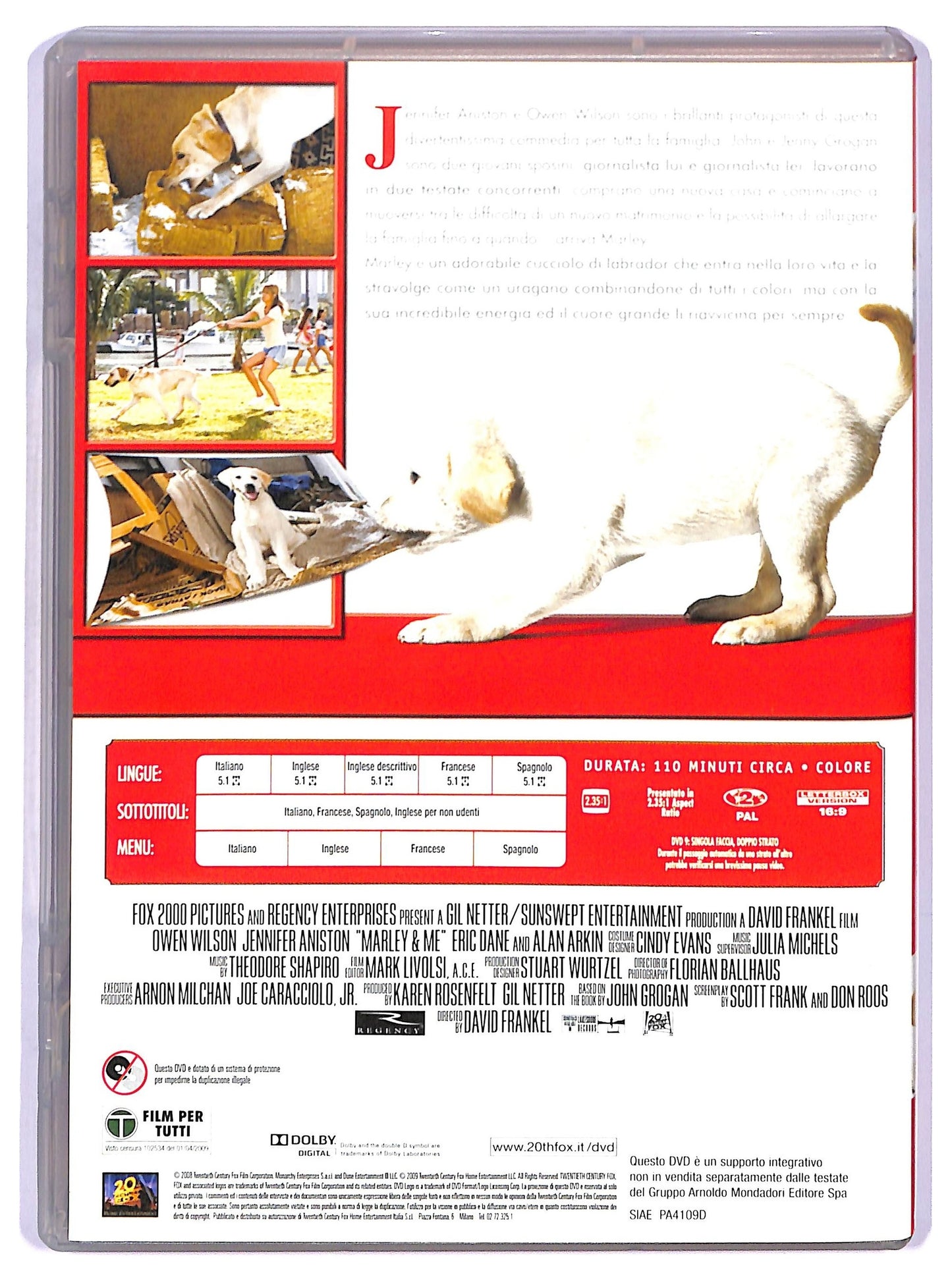 EBOND Io e Marley EDITORIALE DVD D750541