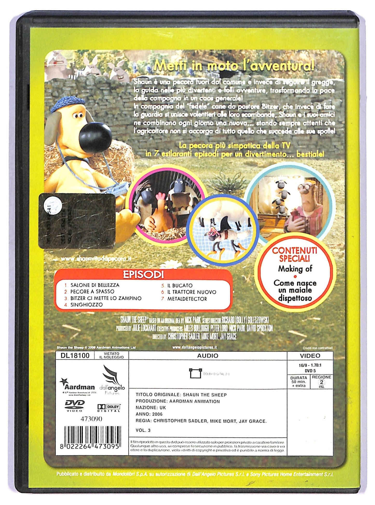 EBOND Shaun, vita da pecora vol.3 DVD D750549