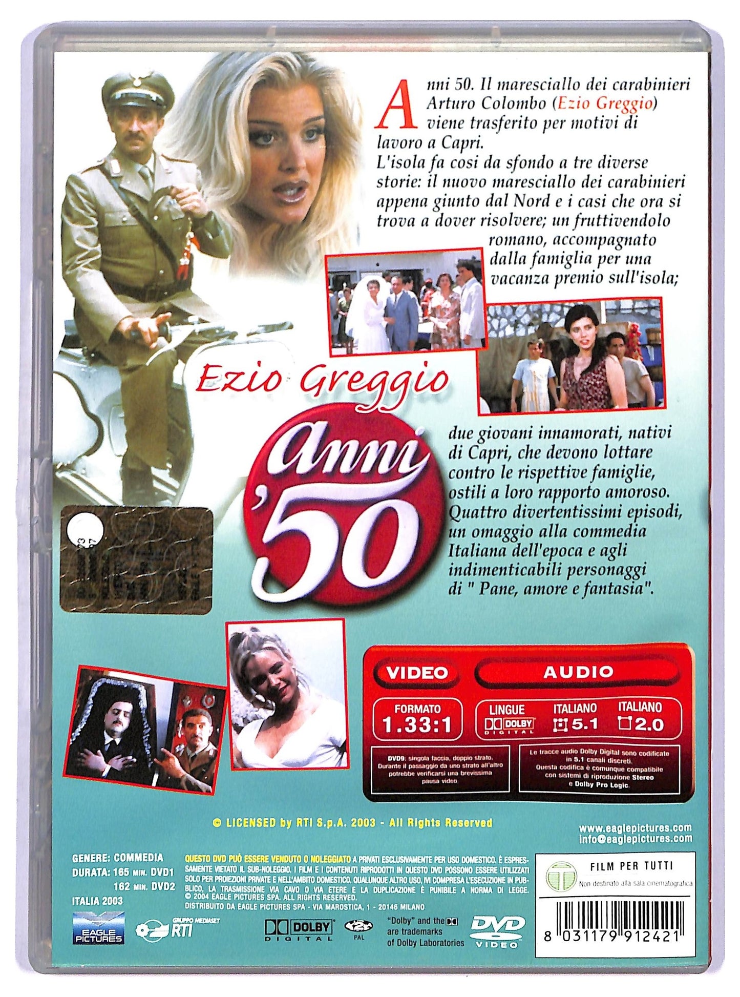 EBOND Anni '50 (miniserie Televisiva) DVD D750606