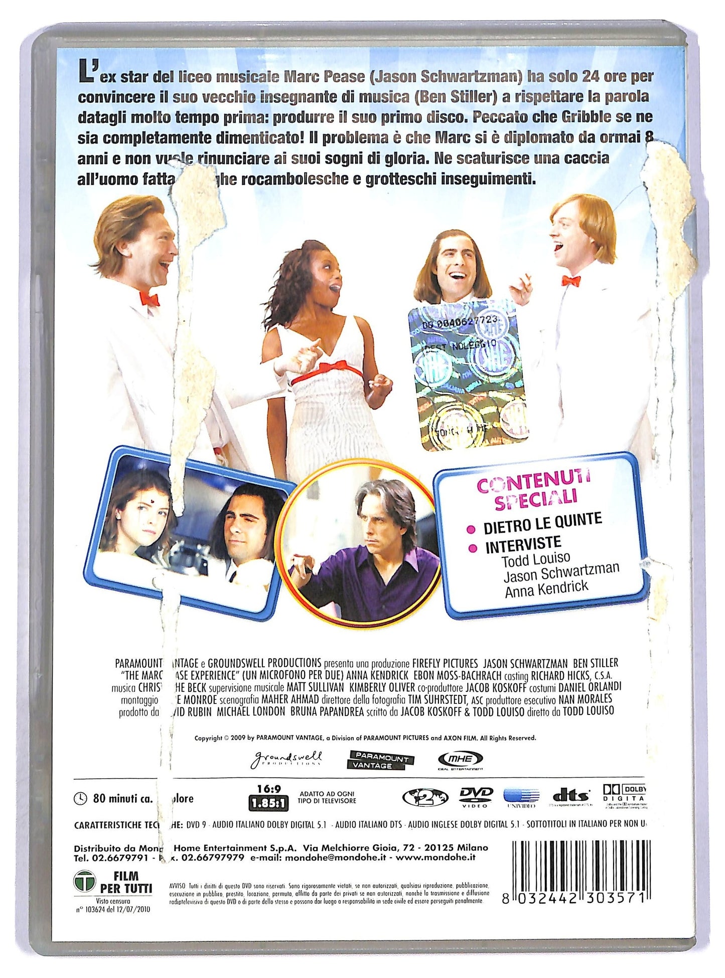 EBOND Un microfono per due NOLEGGIO DVD D750751