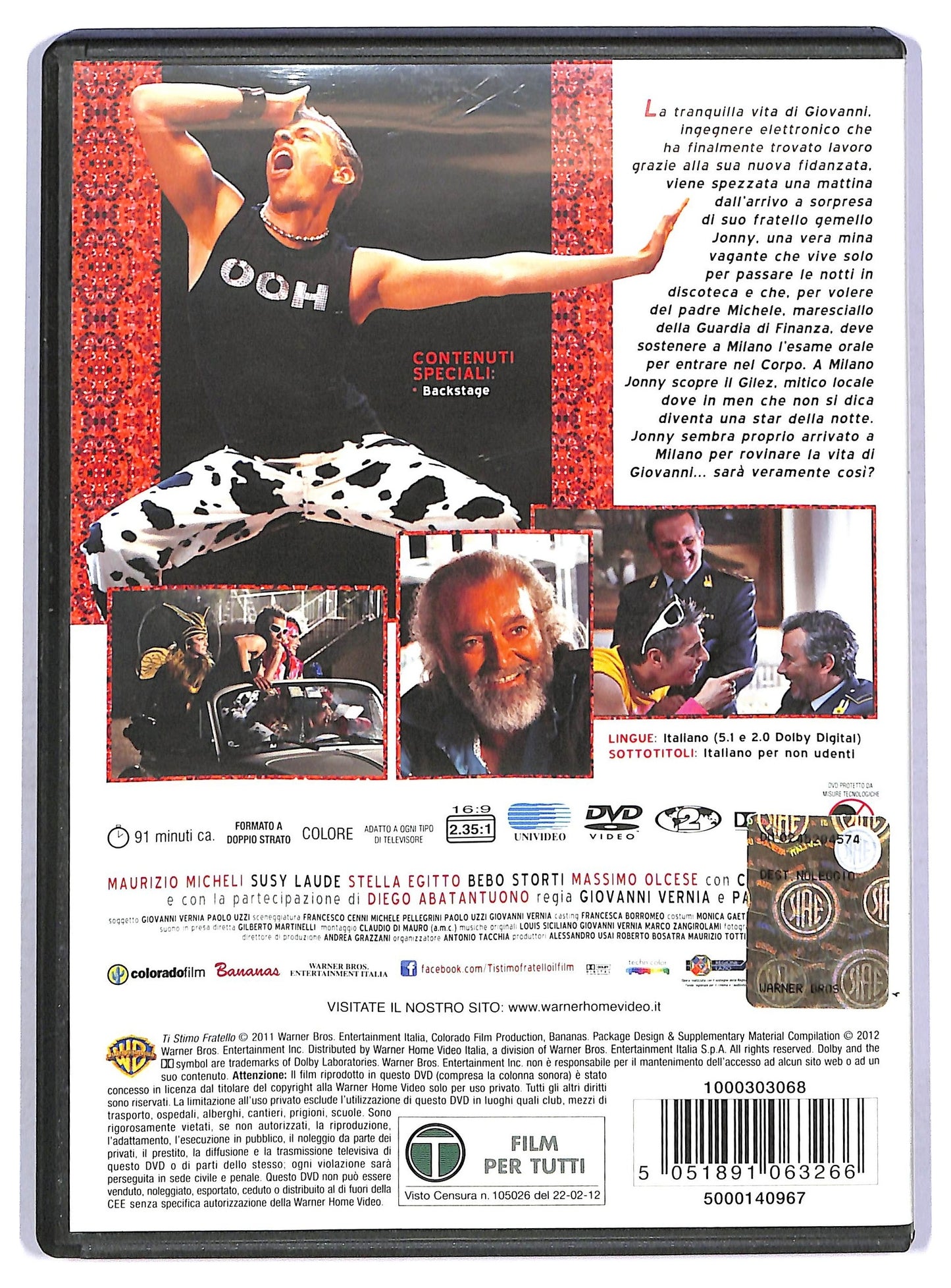 EBOND Ti Stimo Fratello DVD NOLEGGIO D750756
