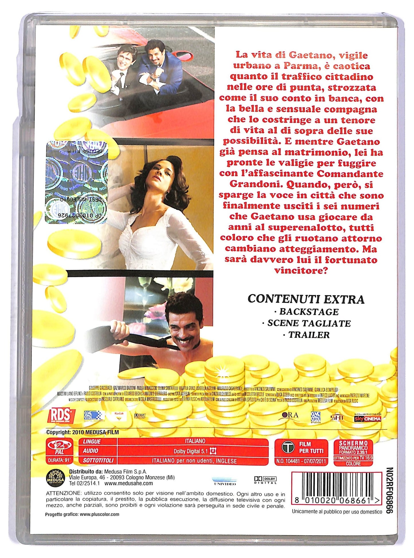 EBOND Baciato dalla fortuna DVD NOLEGGIO D750762