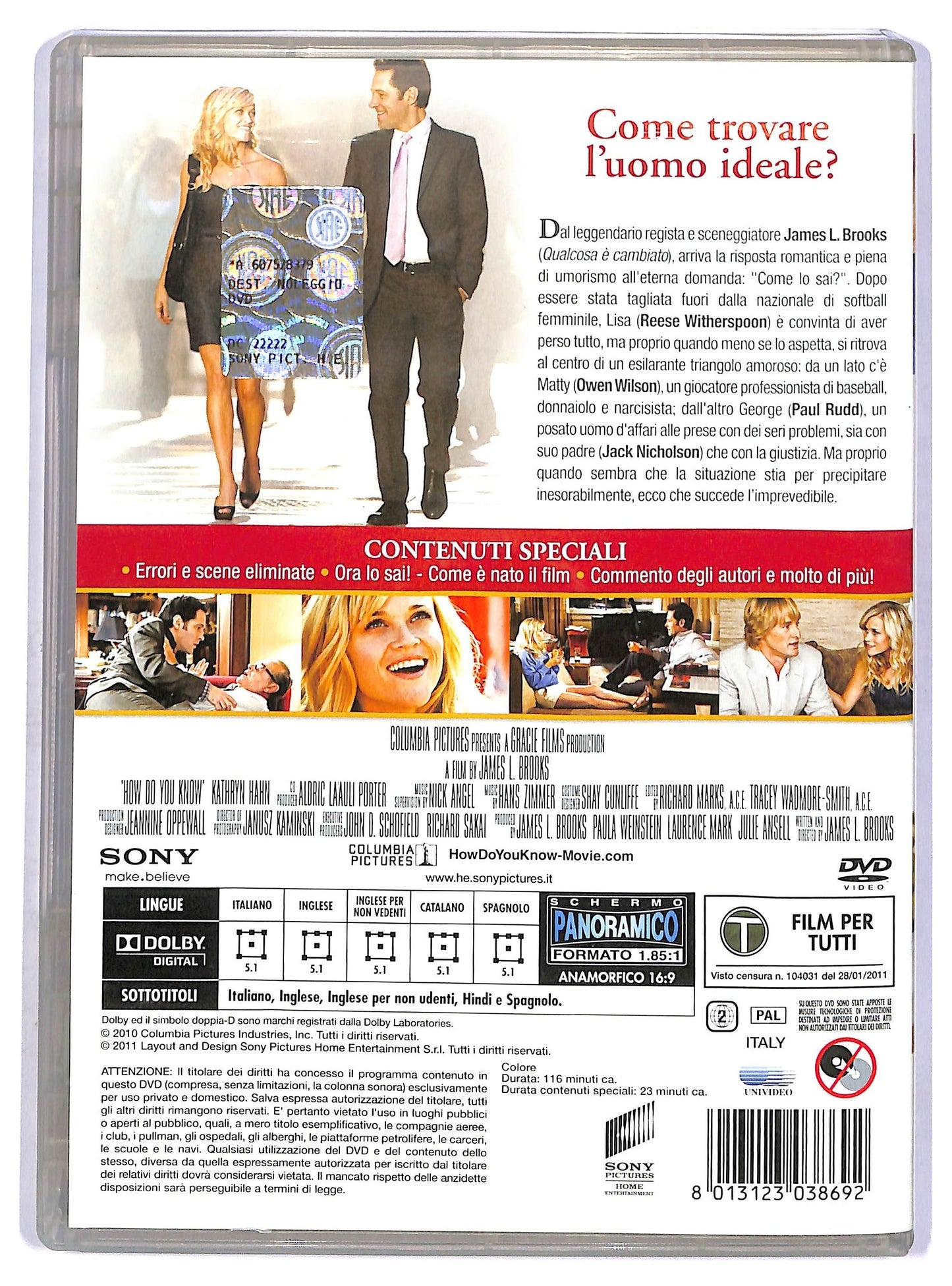 EBOND Come lo sai NOLEGGIO DVD D750806