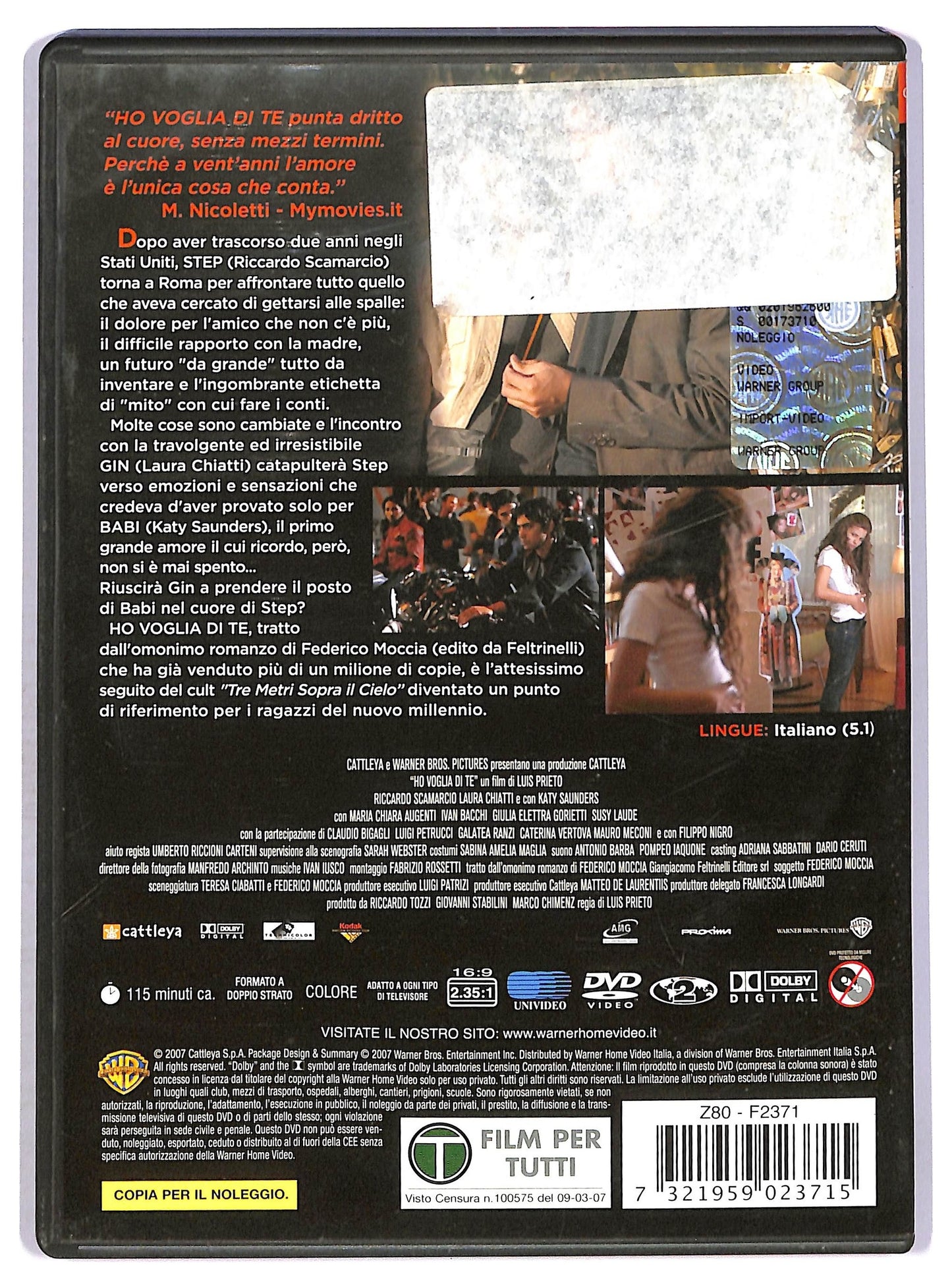 EBOND Ho voglia di te DVD NOLEGGIO D750818
