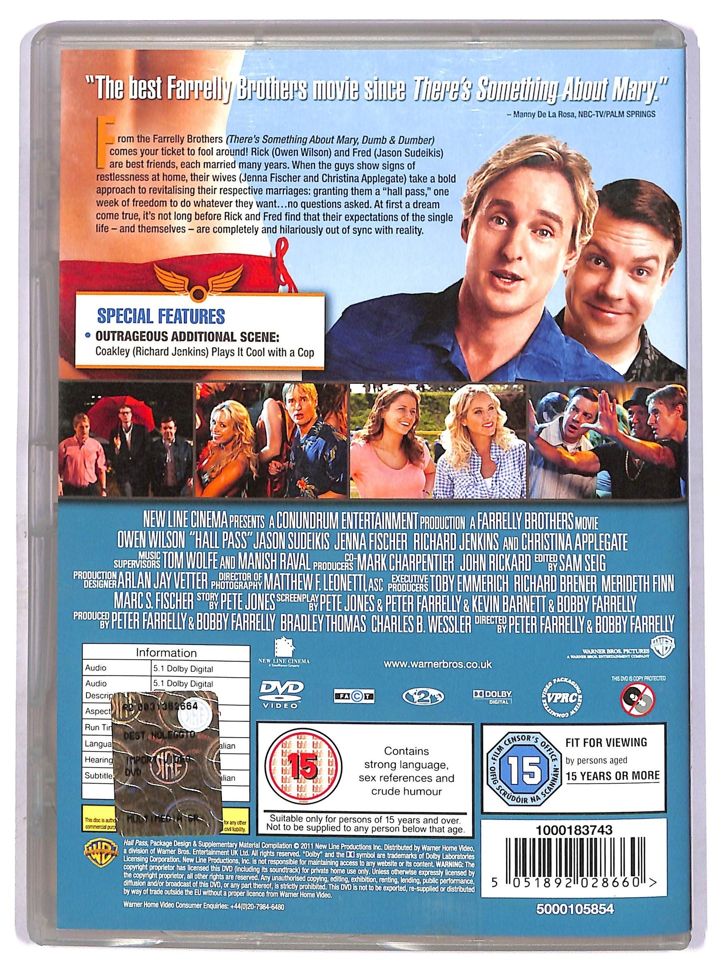 EBOND Hall Pass - edizione UK NOLEGGIO DVD D750824