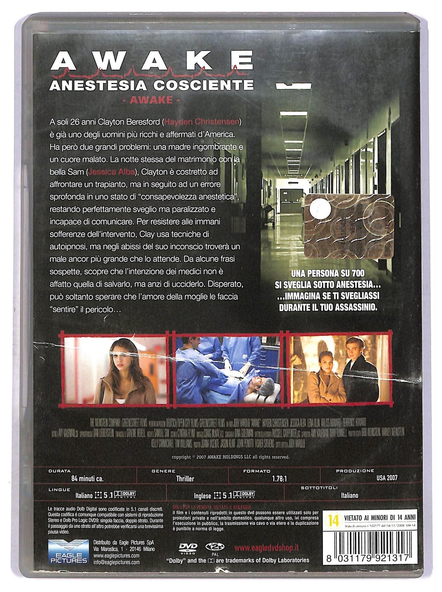 EBOND Awake Anestesia Cosciente DVD D750860