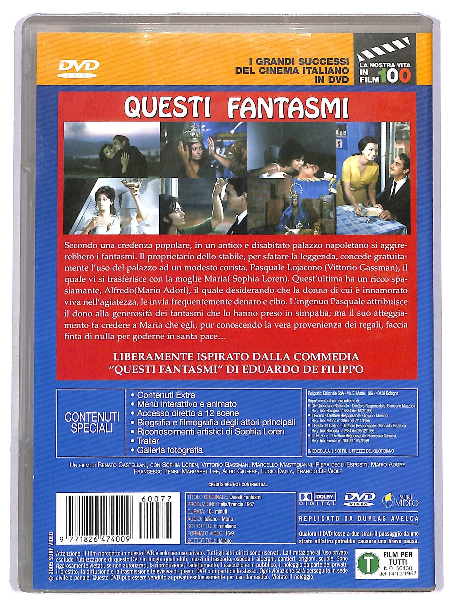 EBOND Questi Fantasmi DVD Editoriale D751002