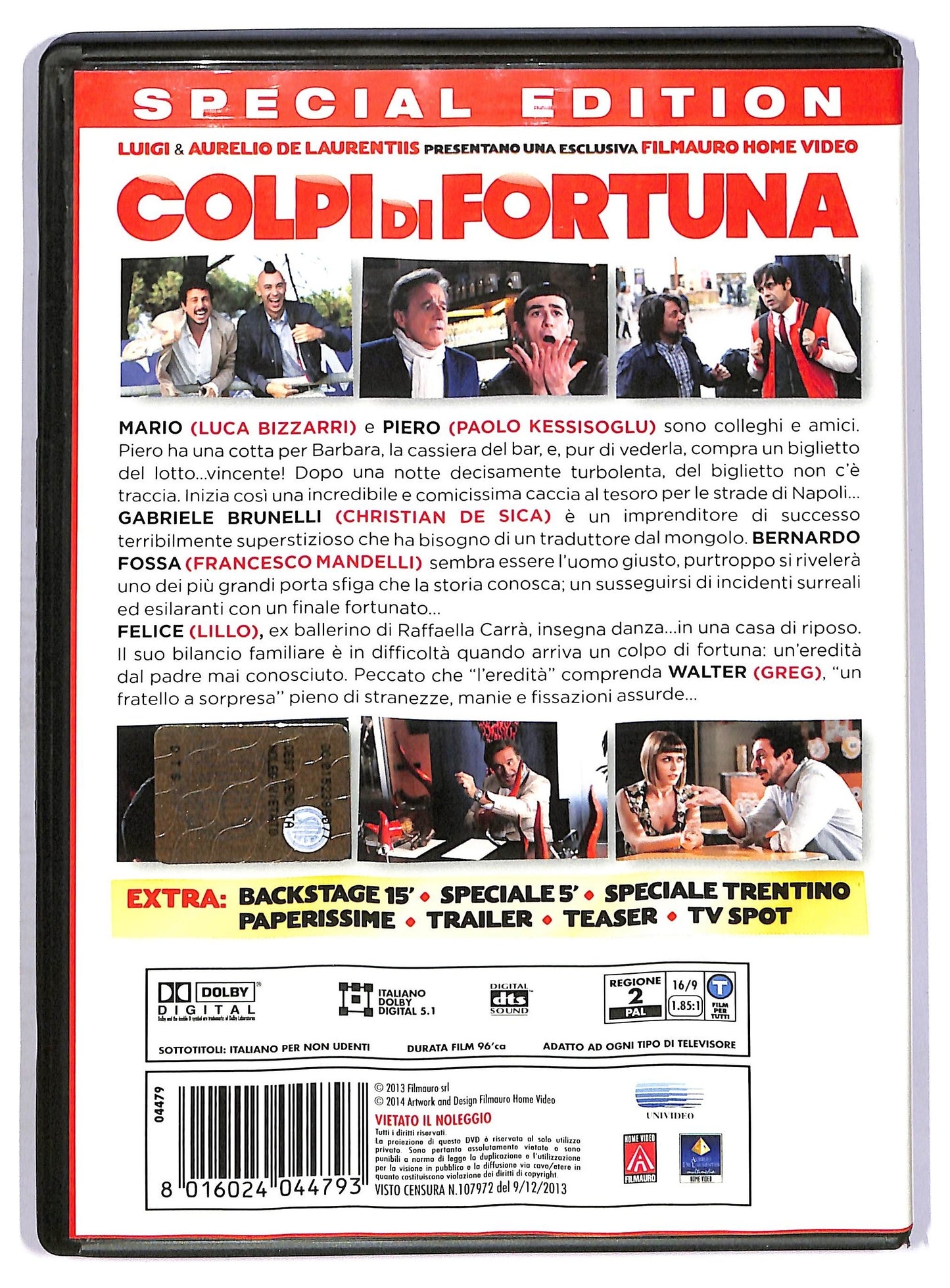 EBOND Colpi di Fortuna SPECIAL EDITION DVD D751023