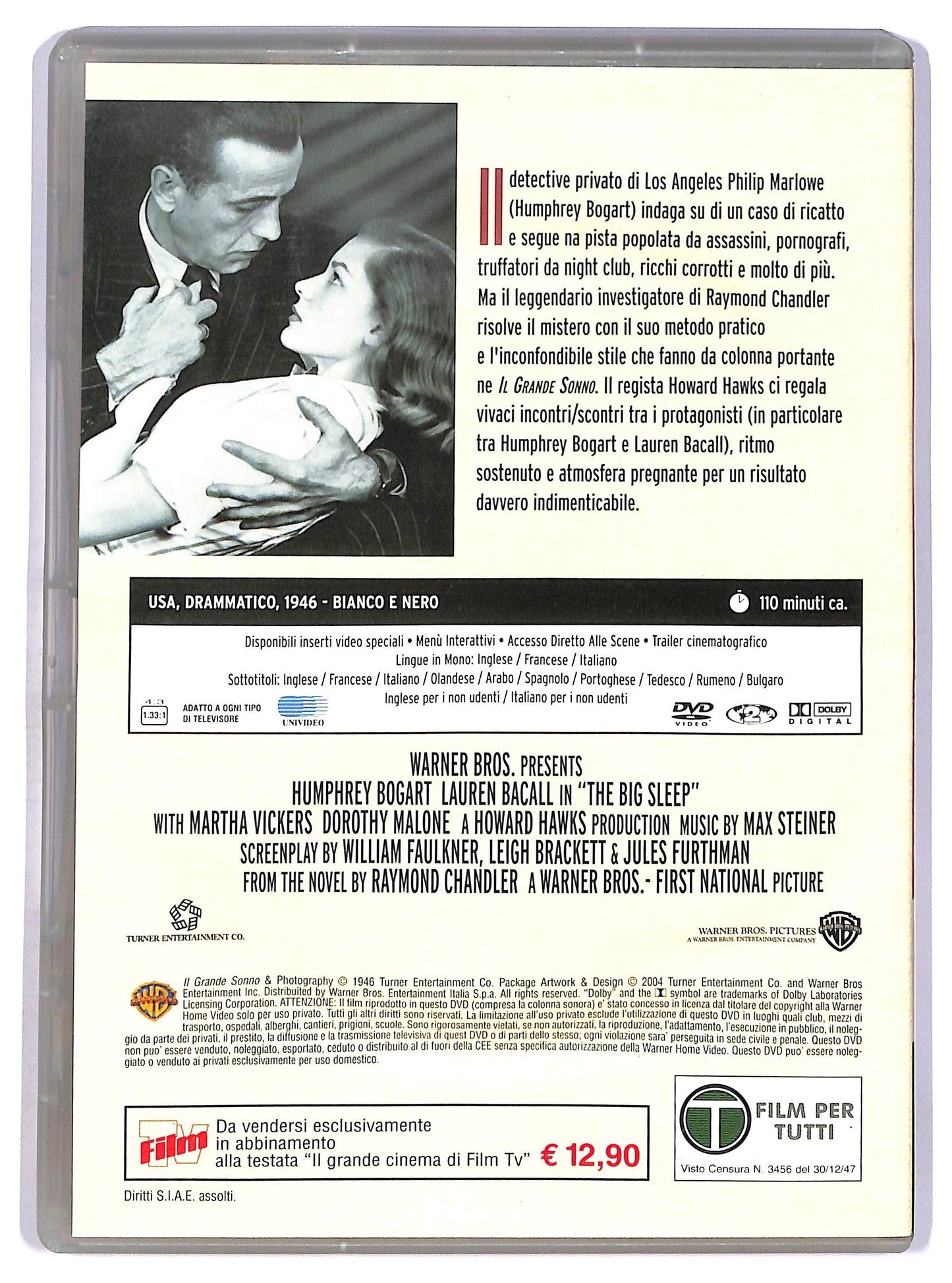 EBOND Il grande sonno EDITORIALE DVD D751032