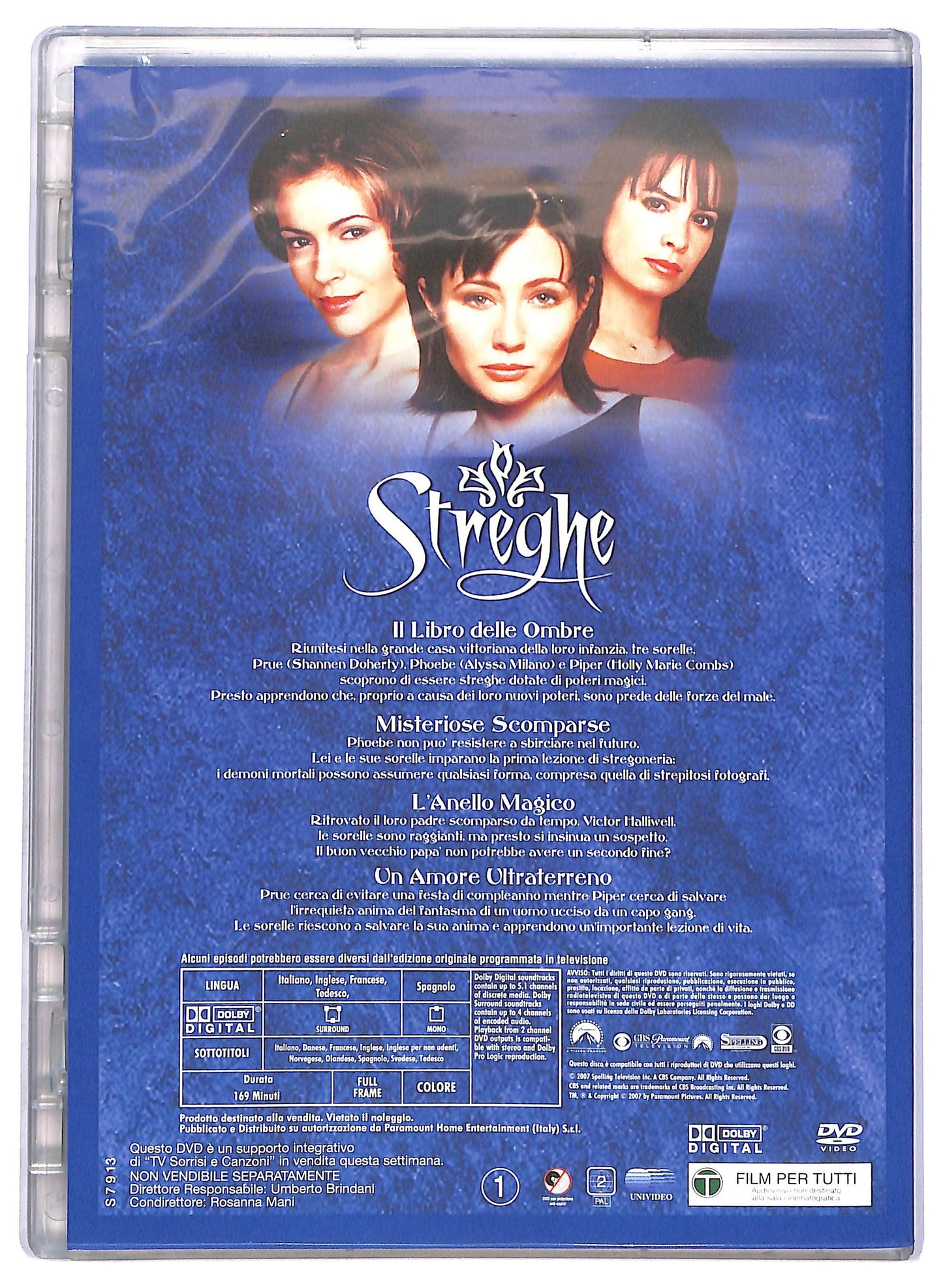 EBOND Streghe stagione 1 disco 1 EDITORIALE DVD D751139