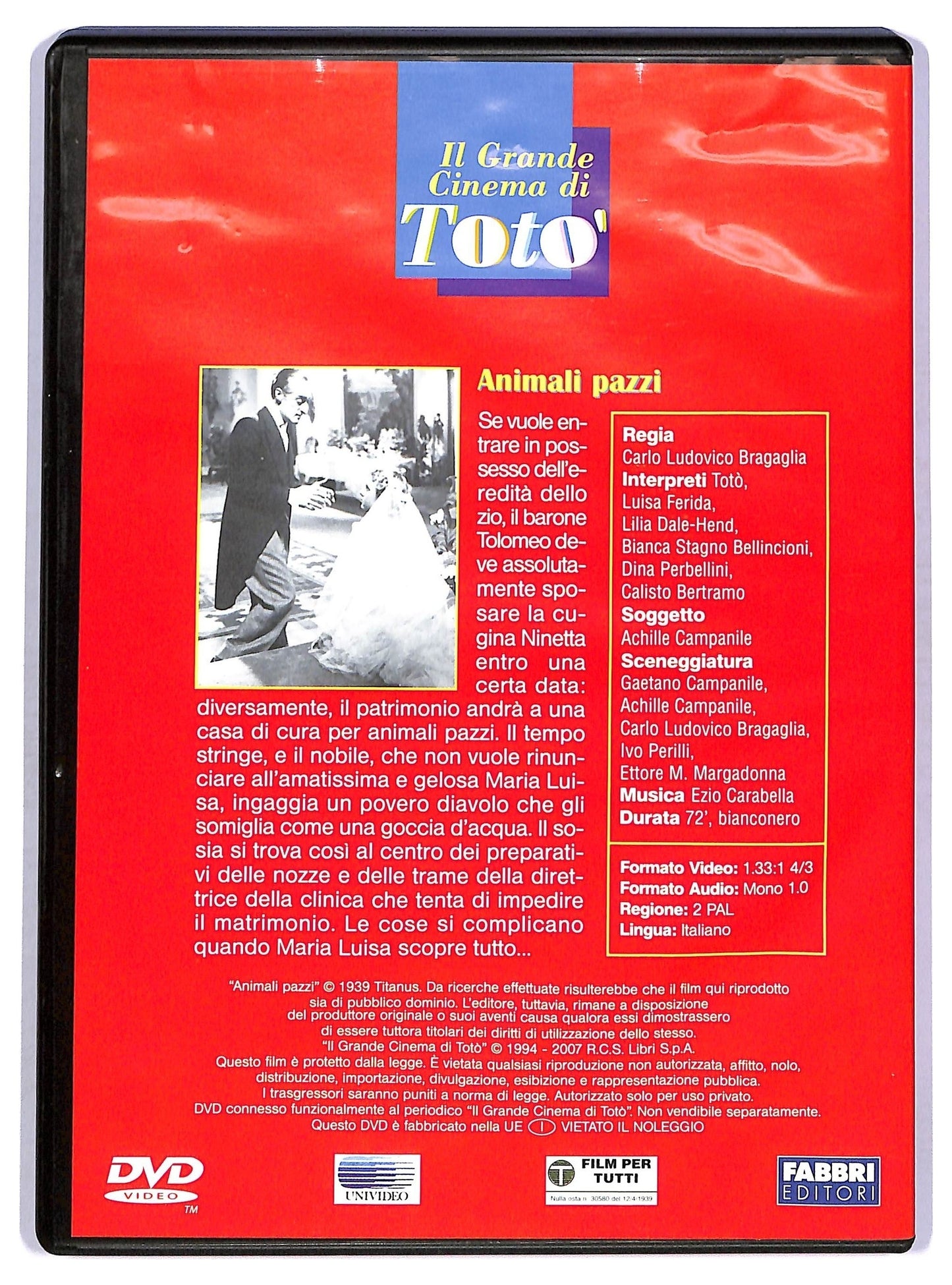 EBOND Animali pazzi EDITORIALE DVD D751166
