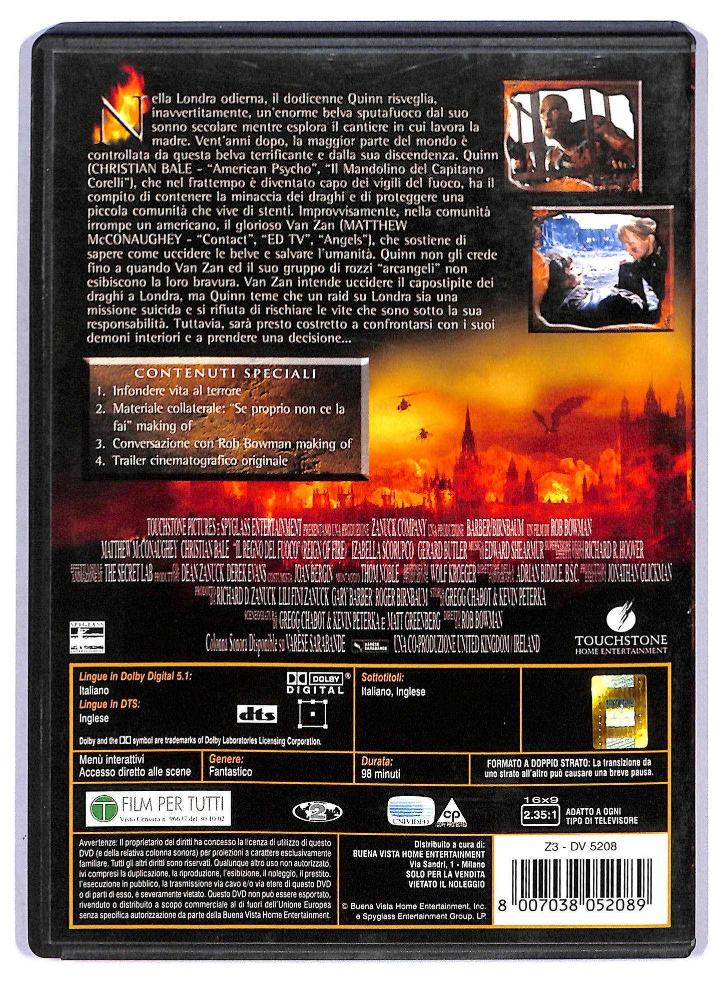 EBOND il regno del fuoco DVD D751243
