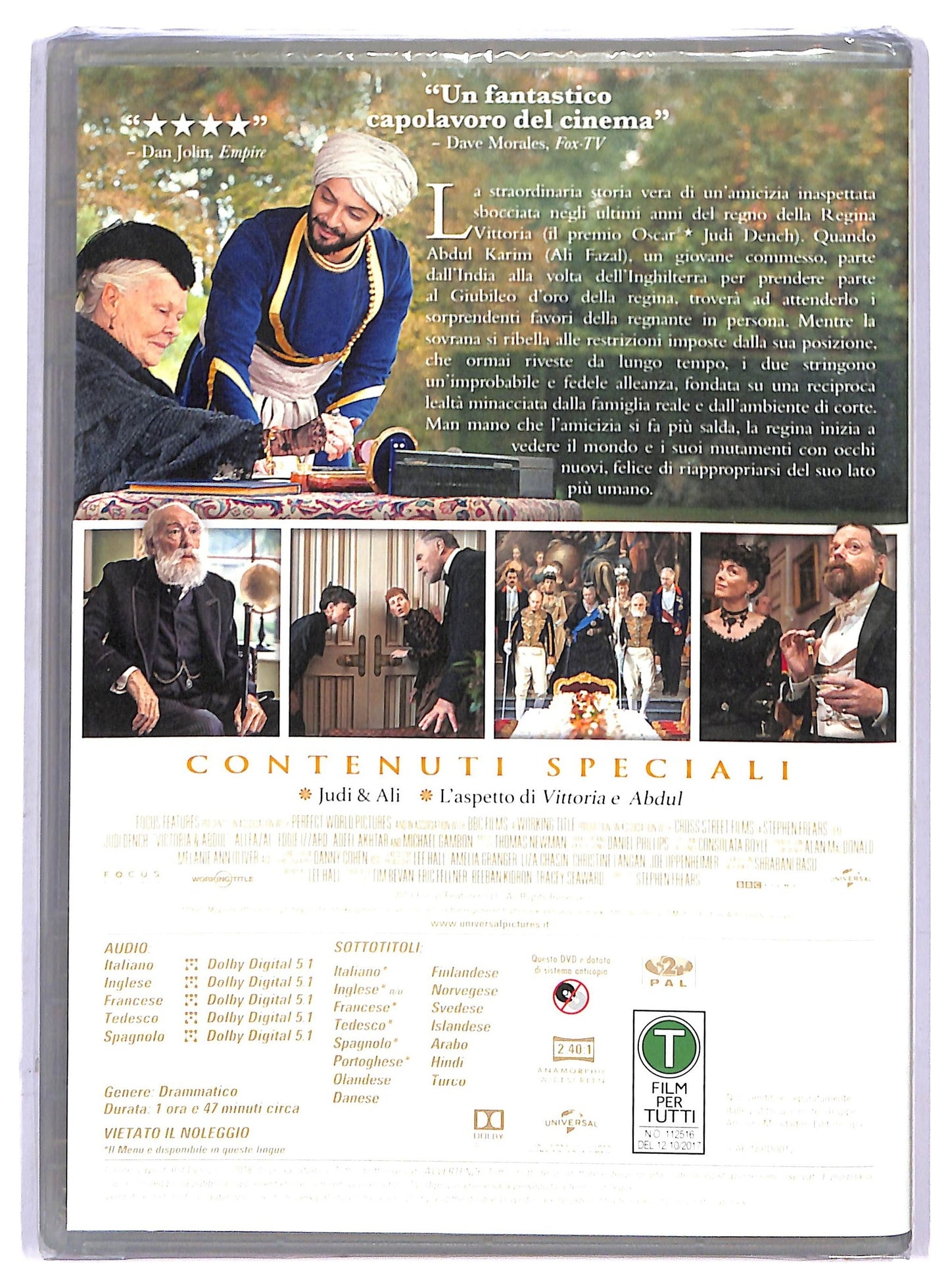 EBOND Vittoria e Abdul EDITORIALE DVD D751312