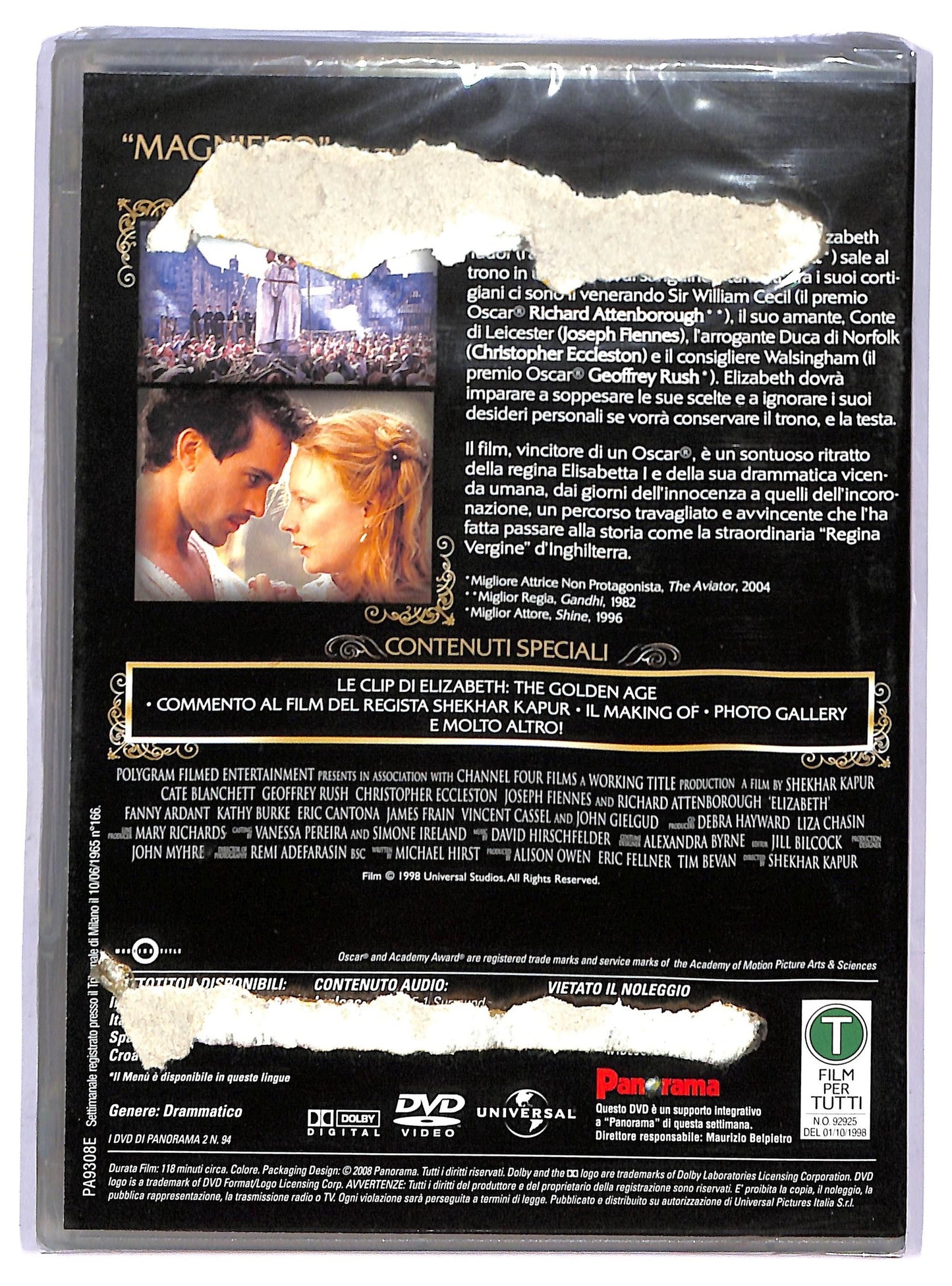 EBOND Elizabeth DVD Editoriale D751314