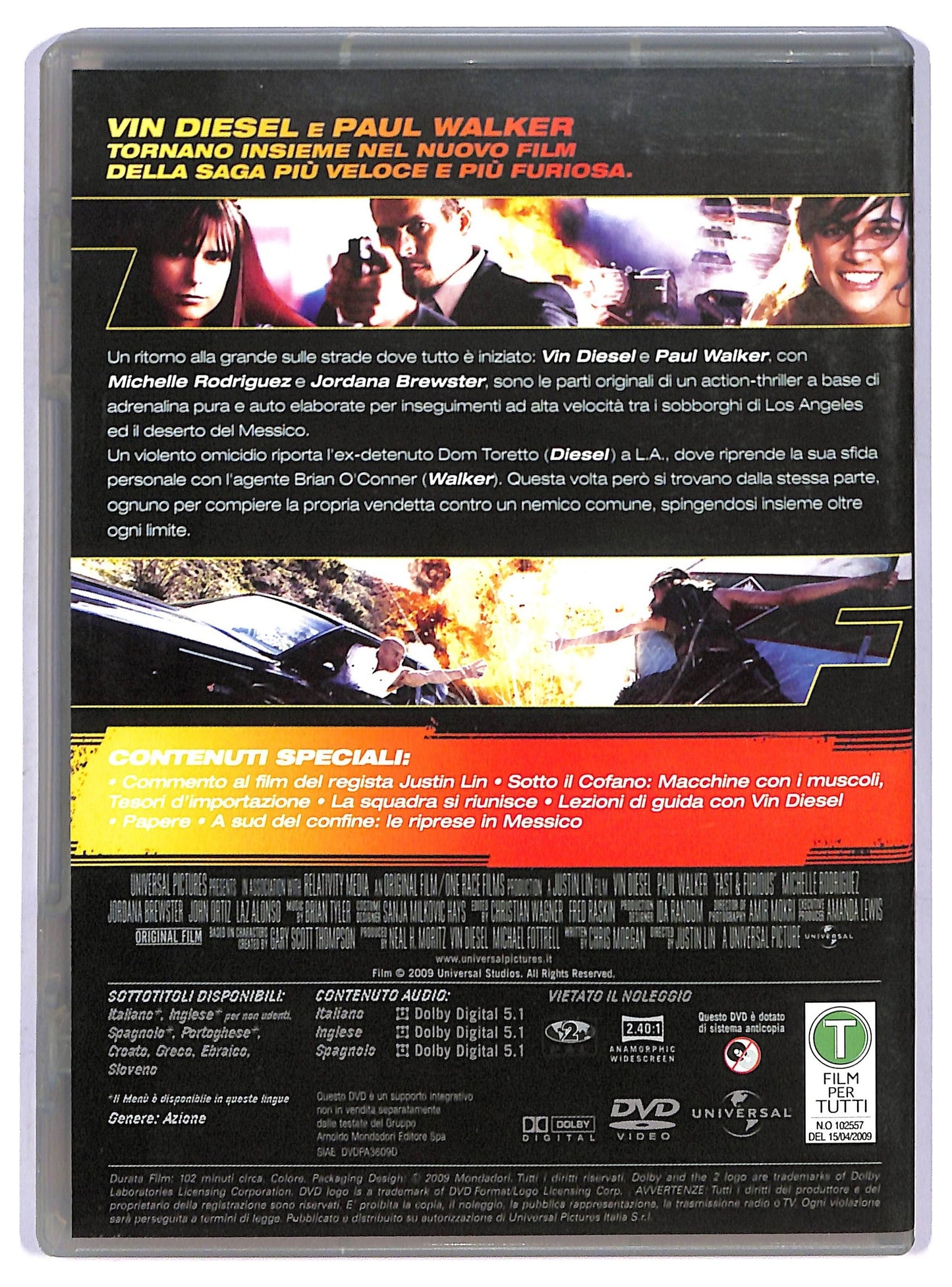 EBOND fast and furious DVD D751315