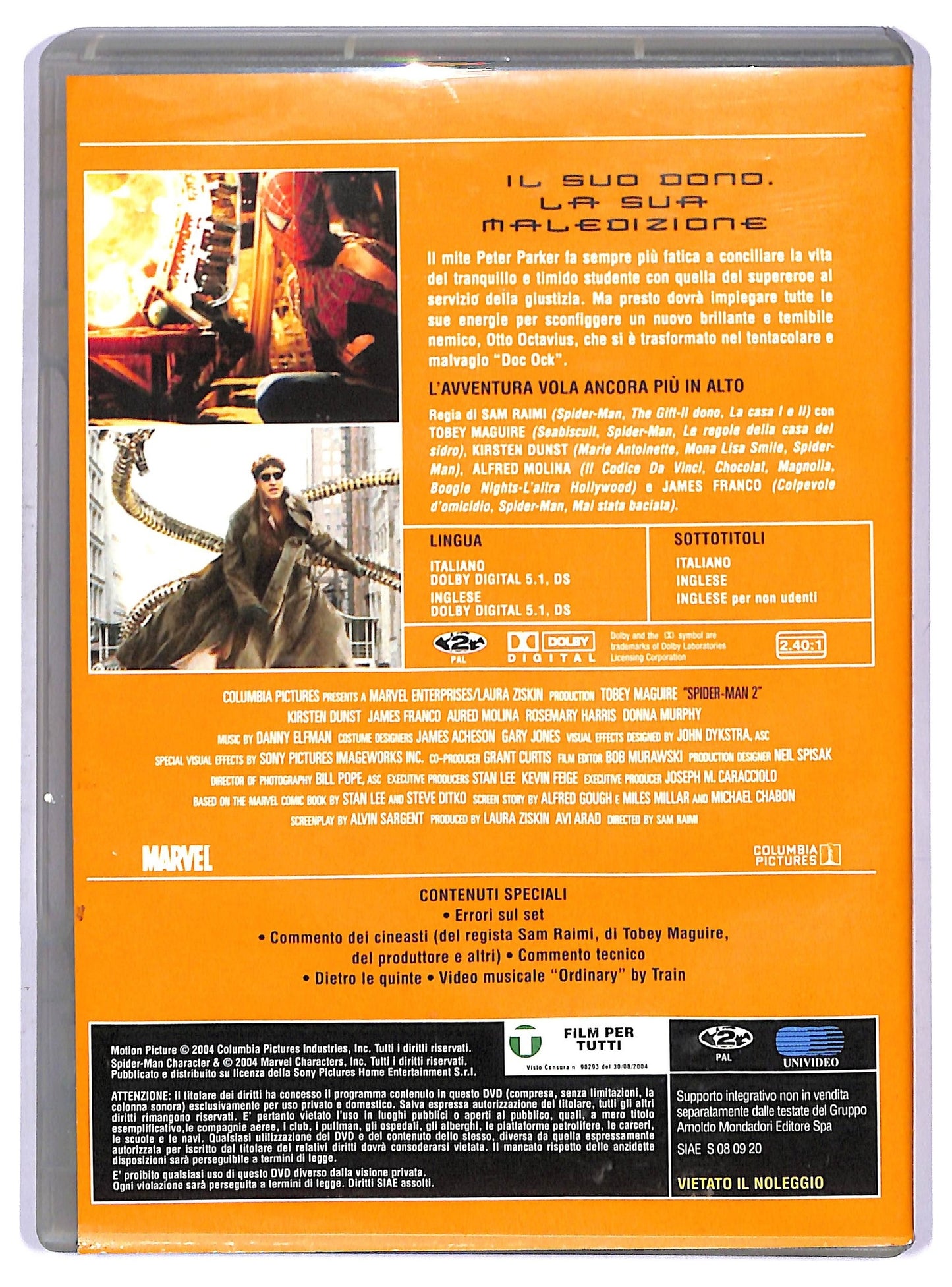 EBOND Spider-Man 2 DVD EDITORIALE D751338