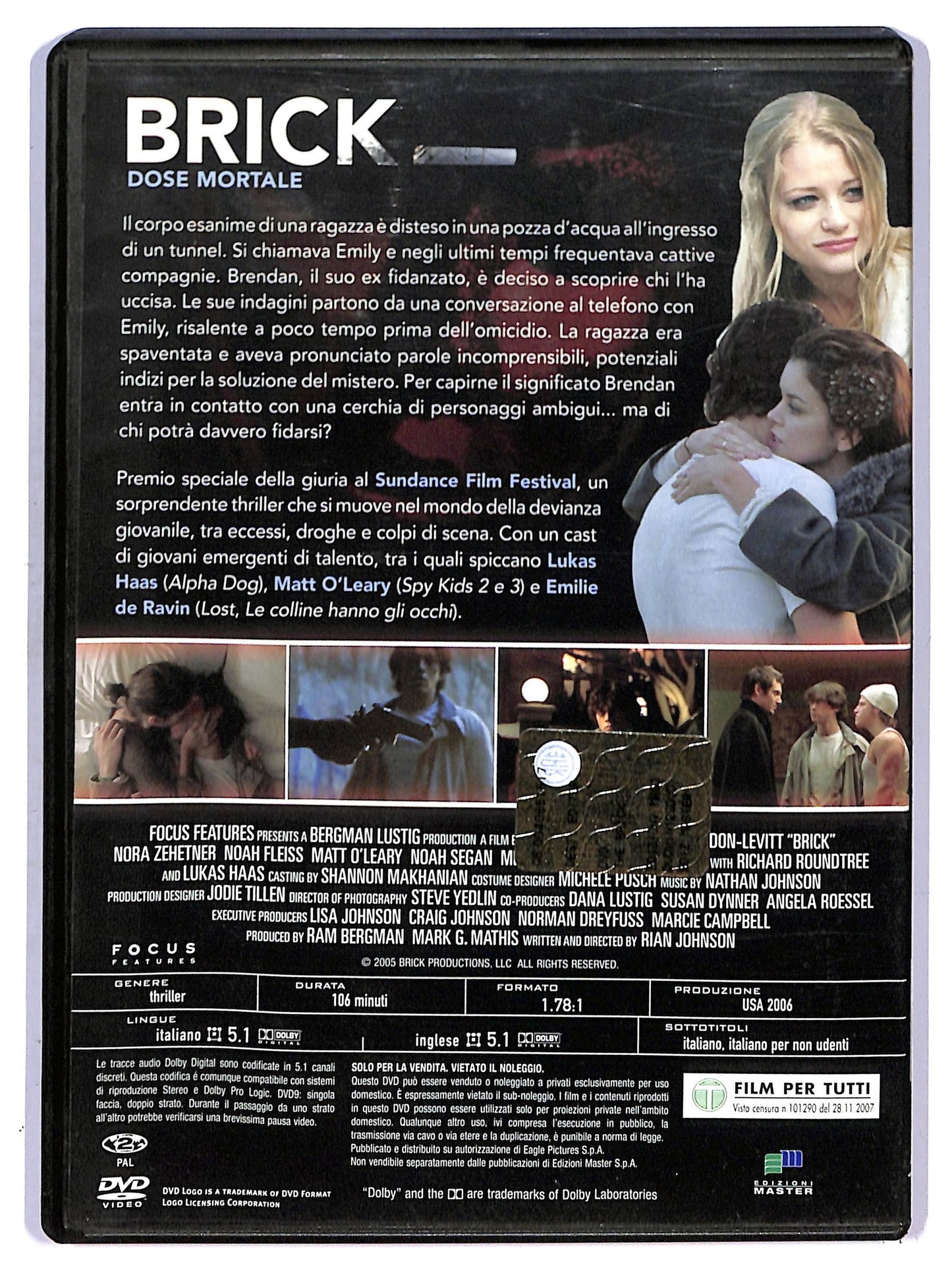 EBOND Brick - Dose mortale EDITORIALE DVD D751351