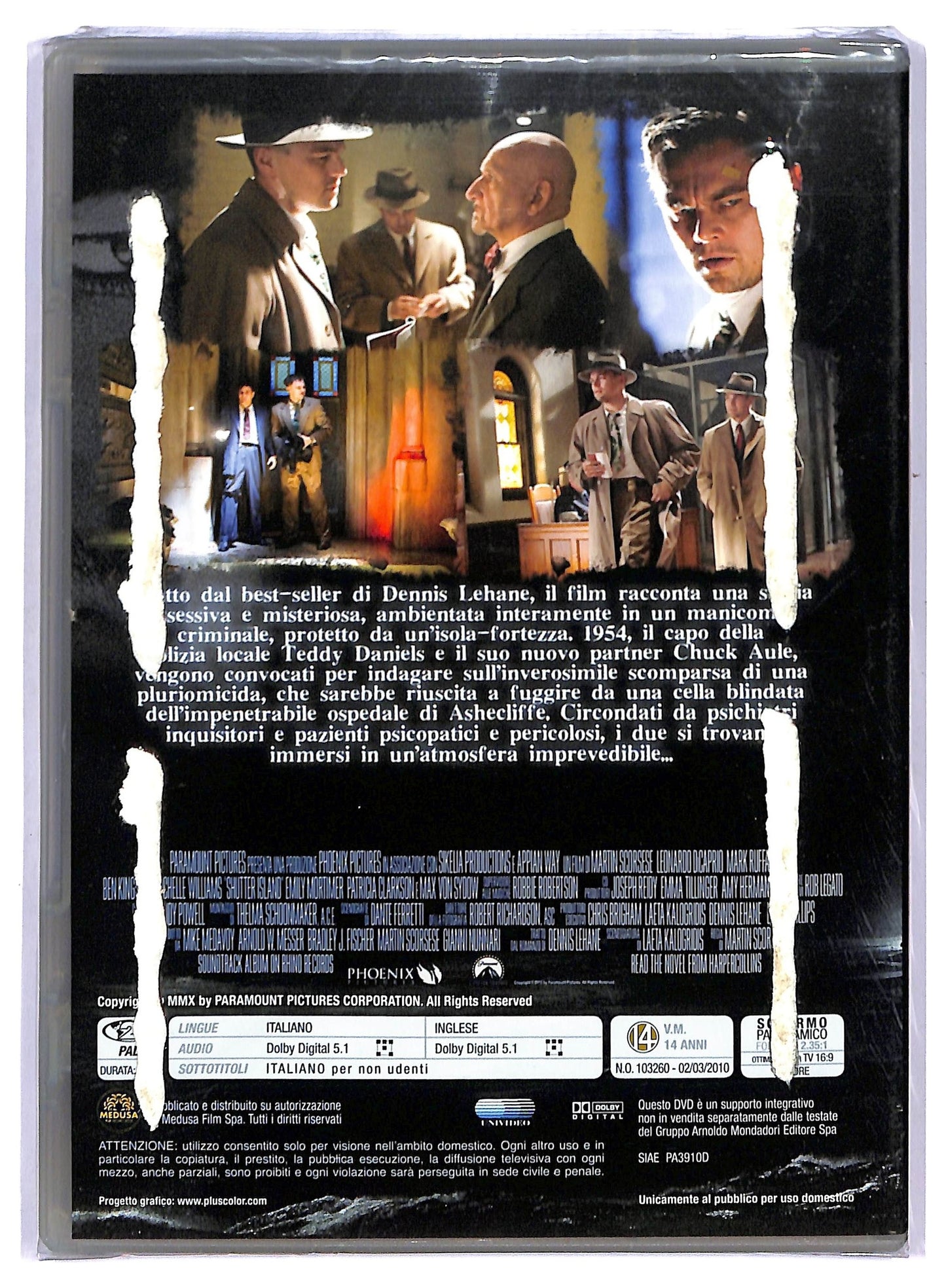 EBOND shutter island EDITORIALE DVD D751417
