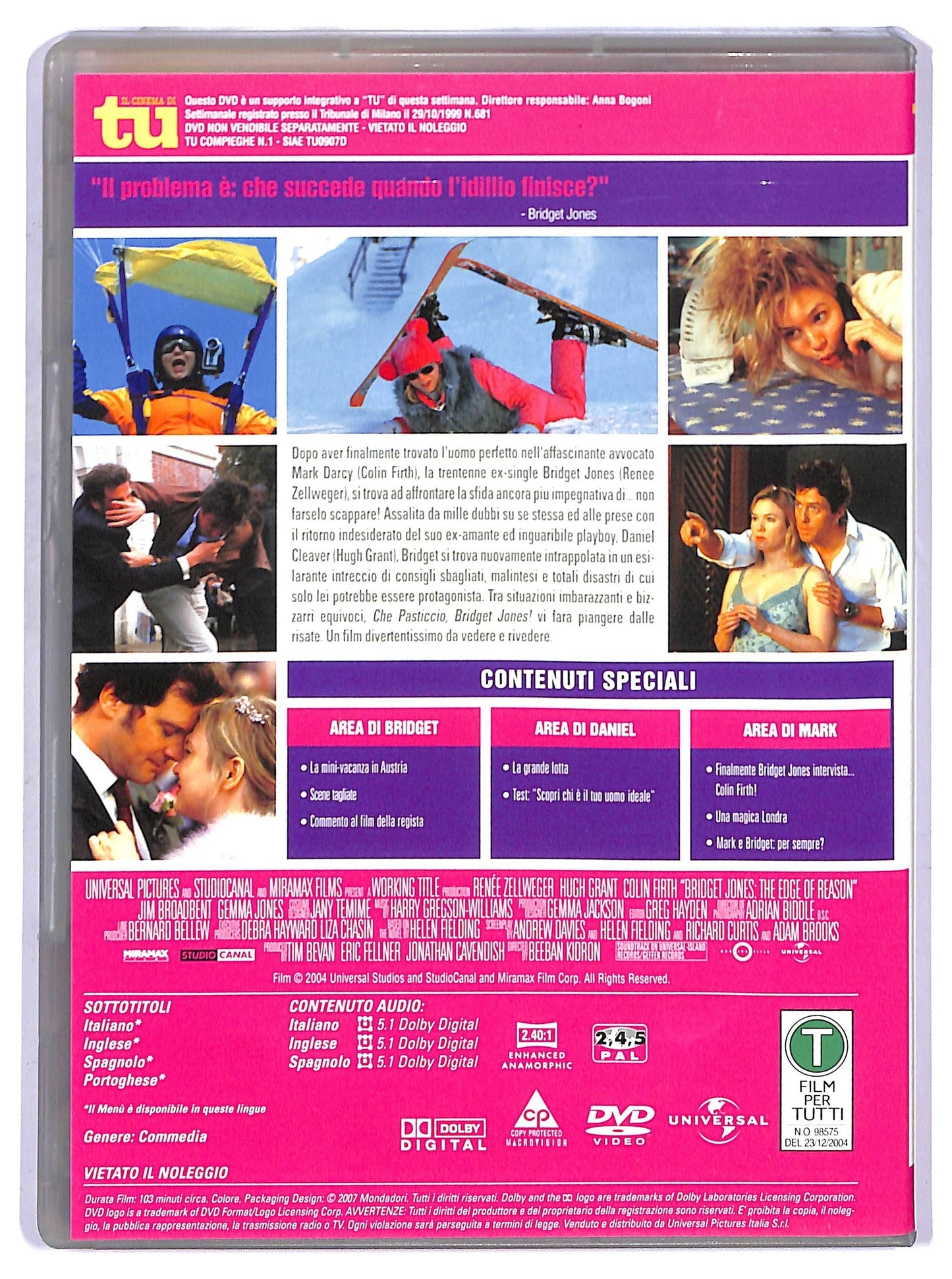 EBOND Che pasticcio, Bridget Jones! EDITORIALE DVD D751422