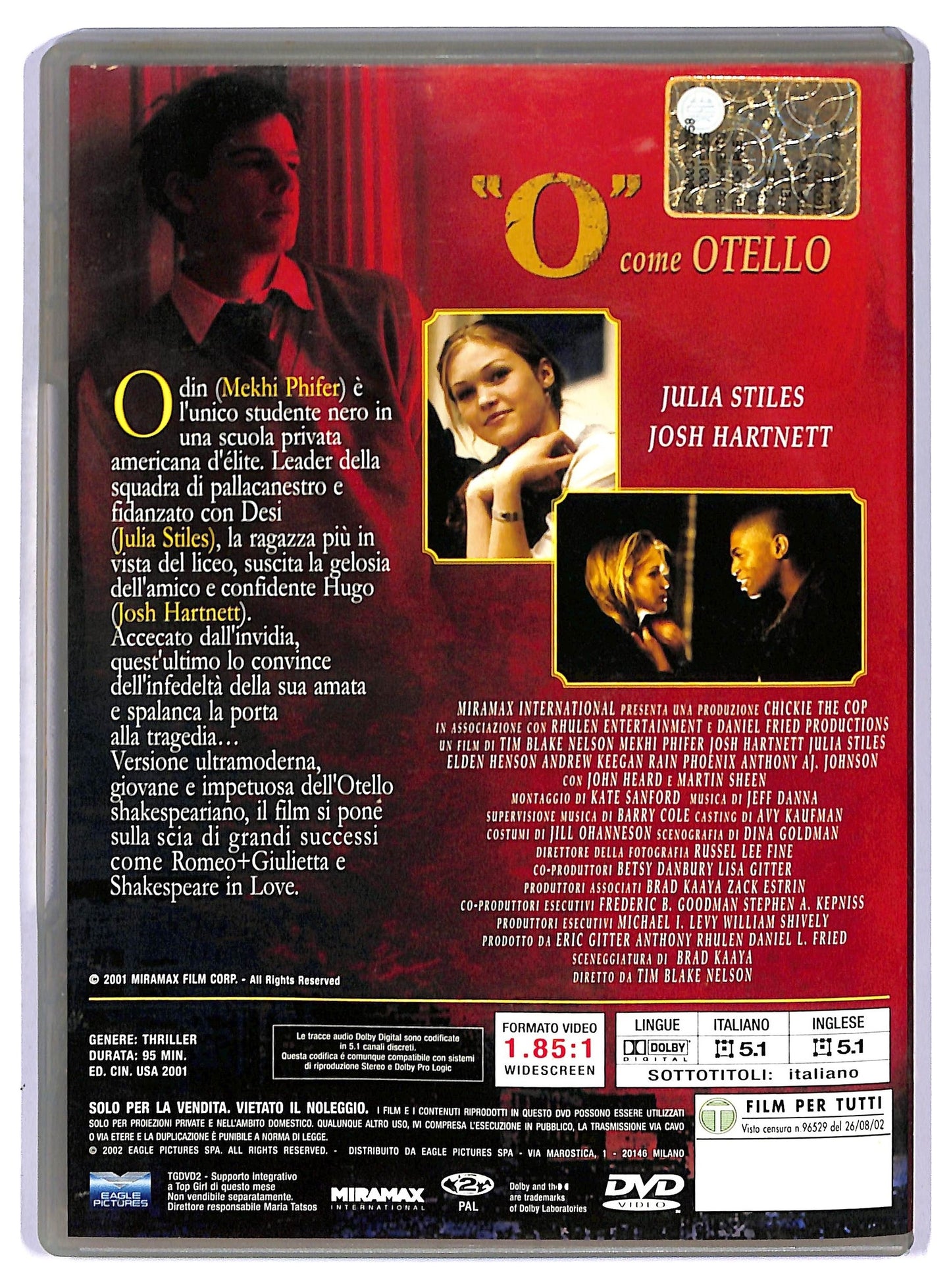 EBOND O come Otello EDITORIALE DVD D751431