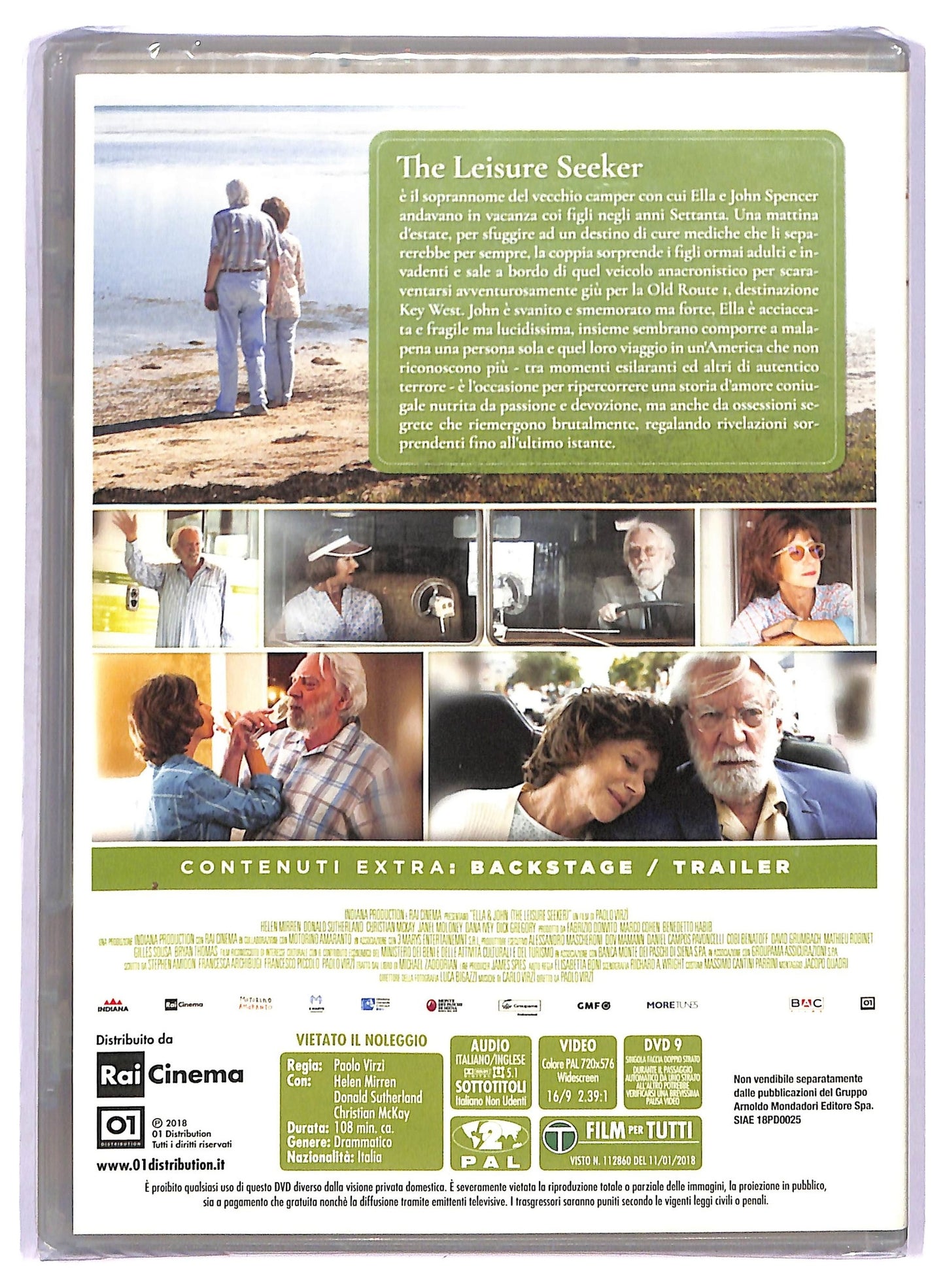 EBOND Ella e John The Leisure Seeker EDITORIALE DVD D751449