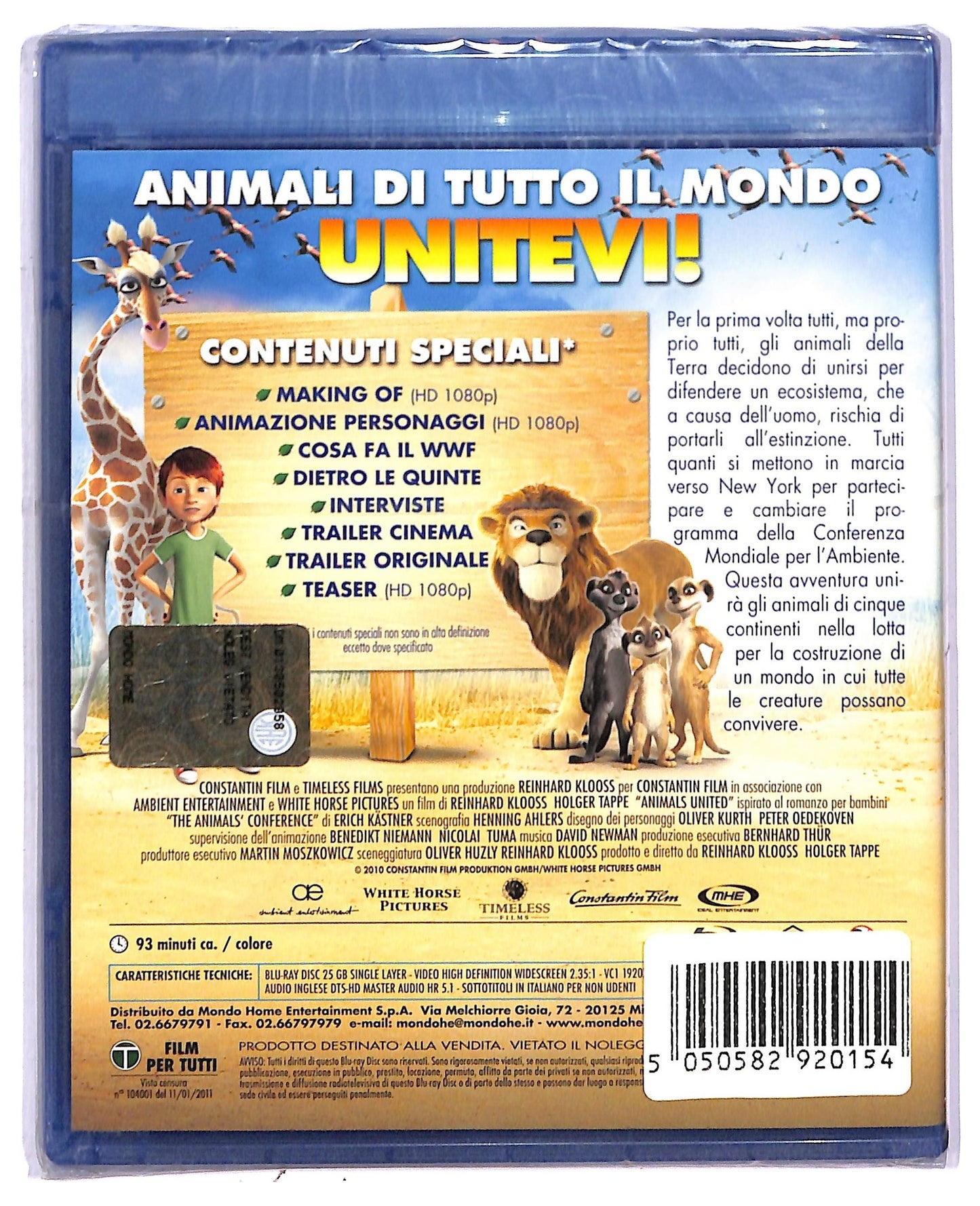 EBOND Animals United BLURAY D751501