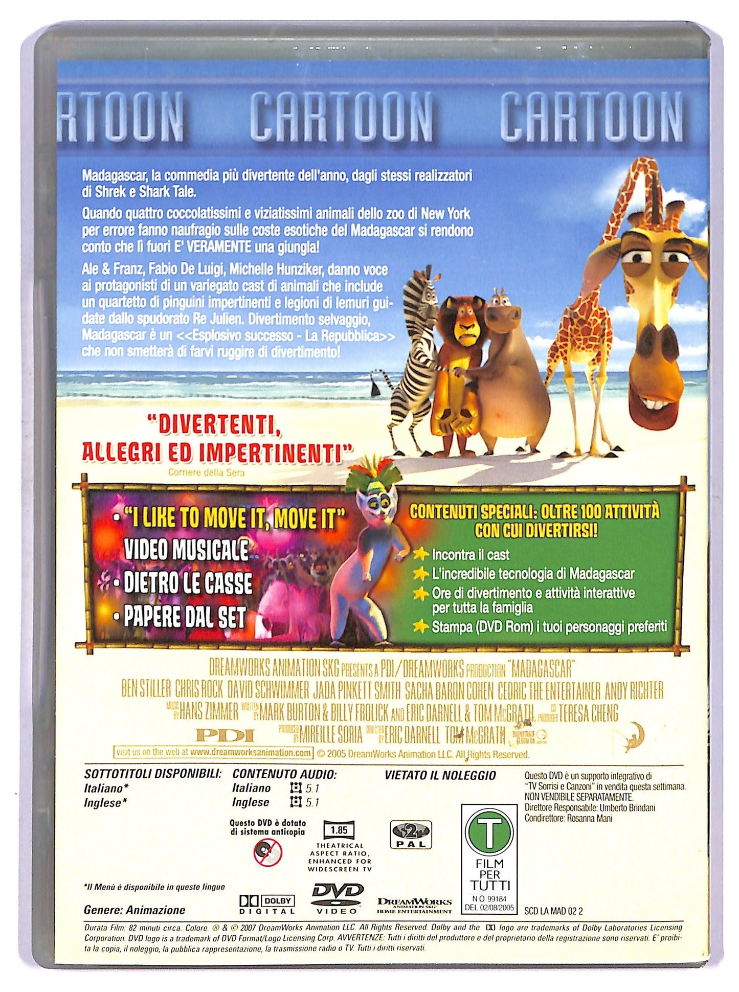 EBOND Madagascar DVD Editoriale D751617