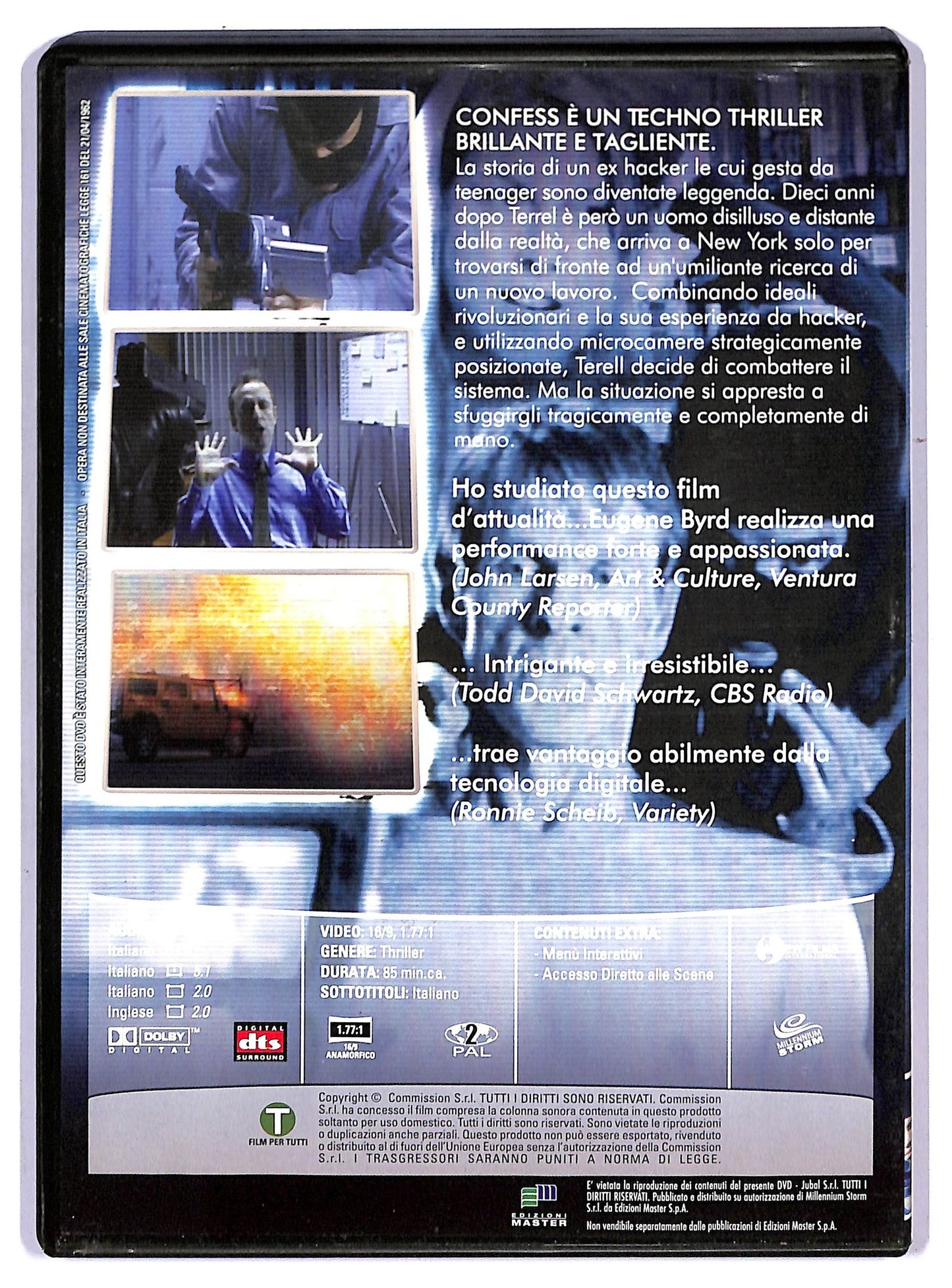 EBOND Confess La Verita .. e In Rete EDITORIALE DVD D751620
