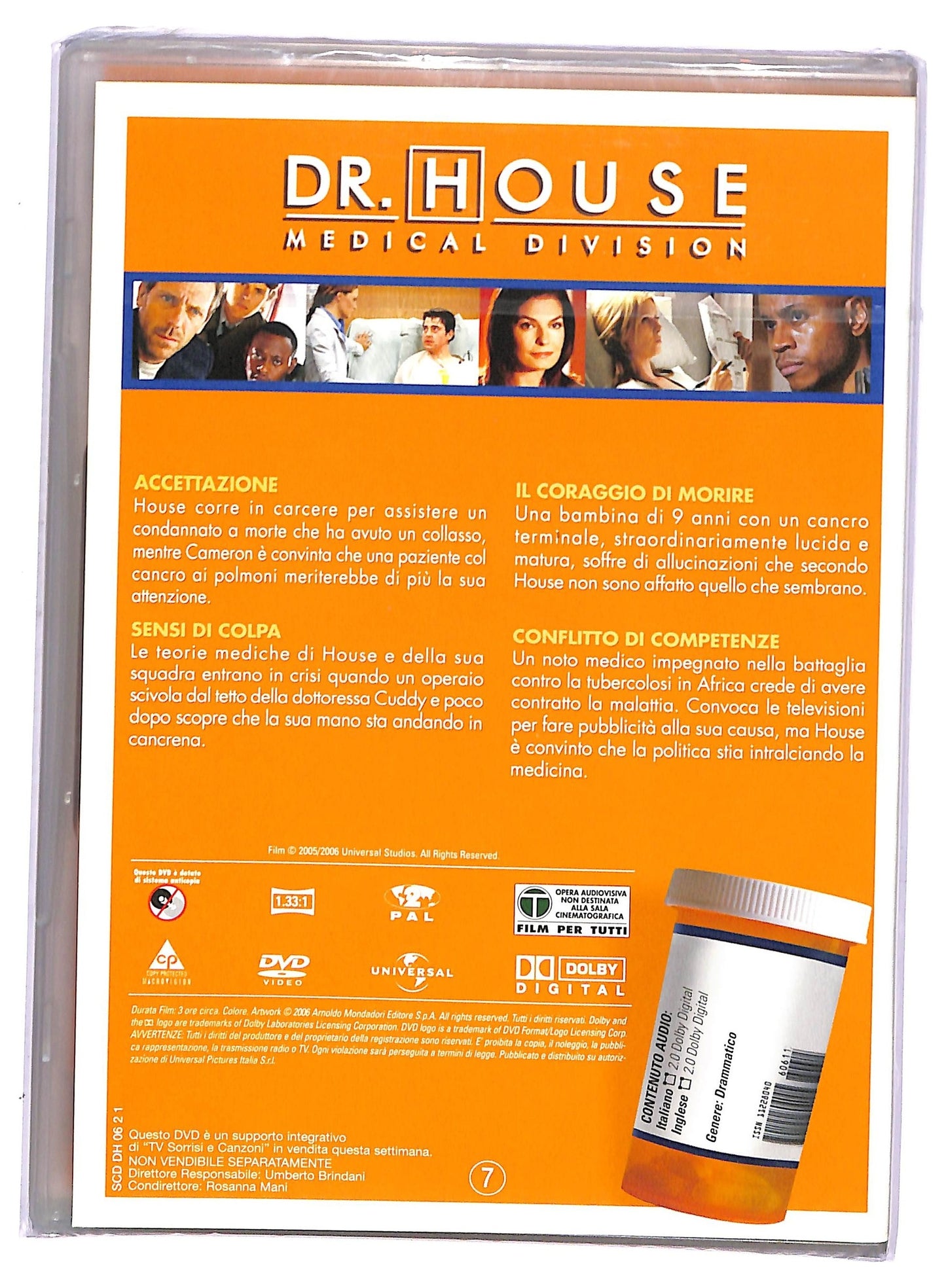 EBOND Dr. House. Medical Division. Stagione 2 Disco 1 DVD Editoriale D751631