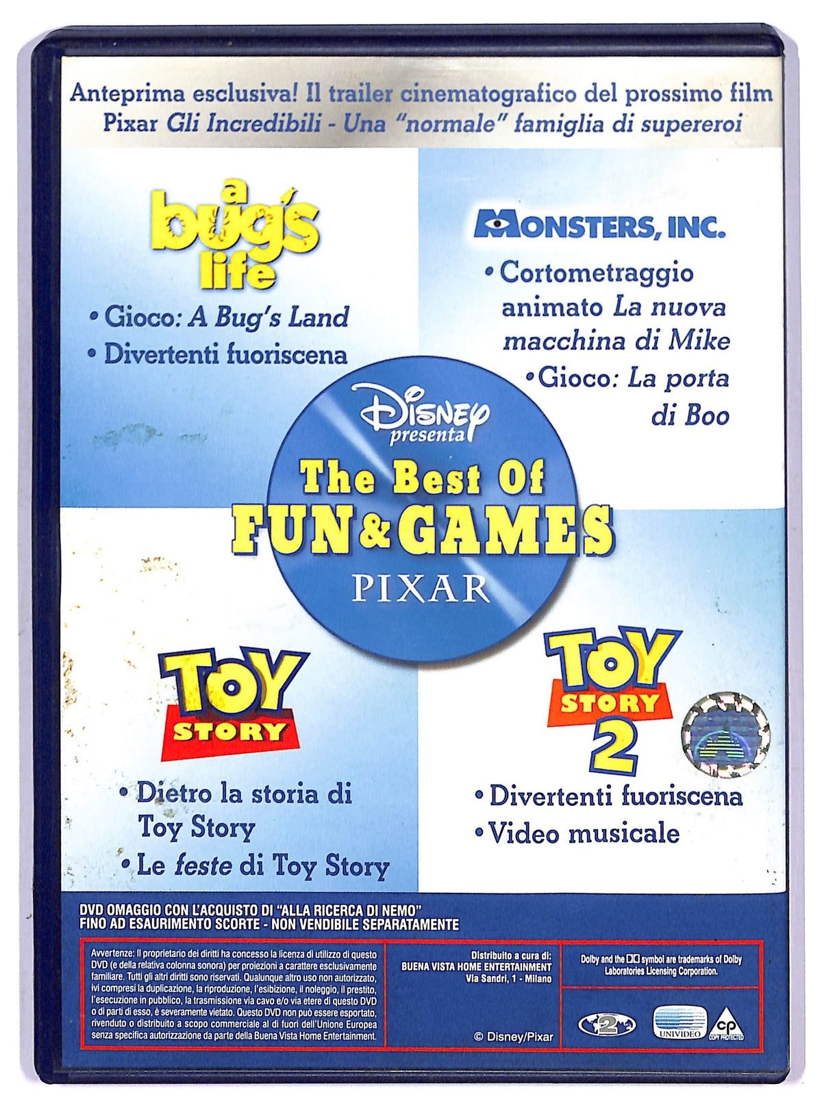 EBOND The Best Of Fun & Games Disney Pixar Edizione Limitata DVD D751634