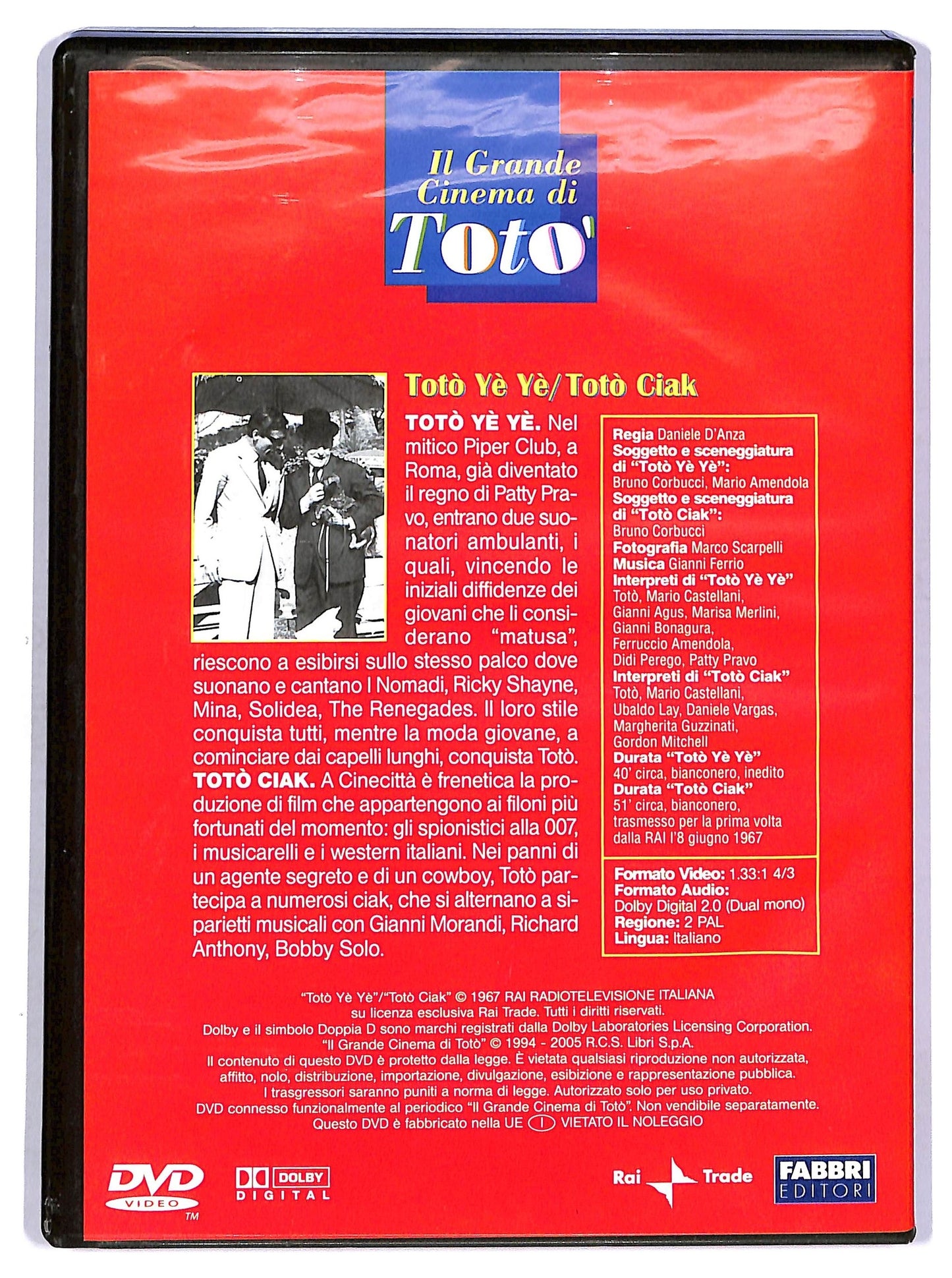 EBOND Toto ye ye/Toto ciak - EDITORIALE DVD D751706