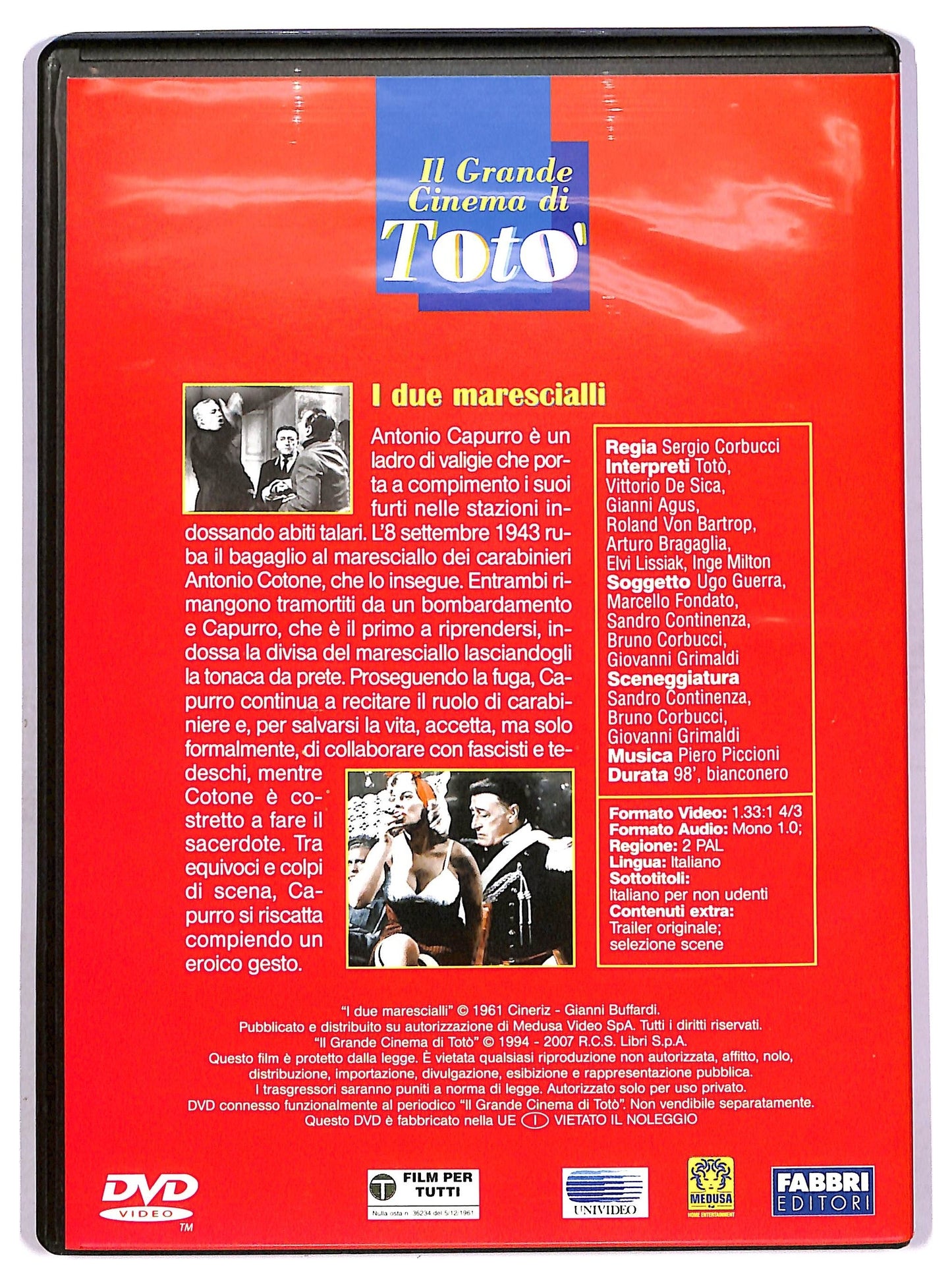 EBOND I due marescialli EDITORIALE DVD D751708
